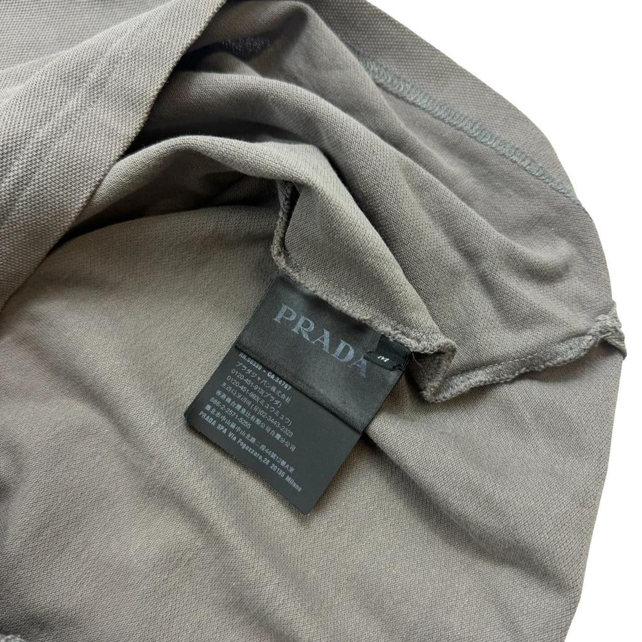 Prada Gray Prada Sport Red Tab Polo Shirt - Medium Size US M / EU 48-50 / 2 - 6 Thumbnail