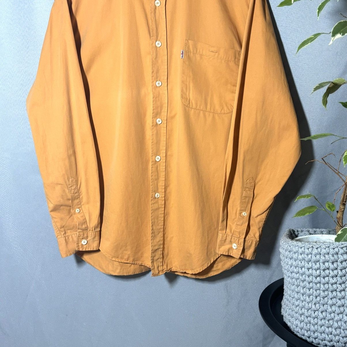 Levi's Vintage Clothing Levis vintage shirt button up USA orange cotton large Size US L / EU 52-54 / 3 - 3 Thumbnail