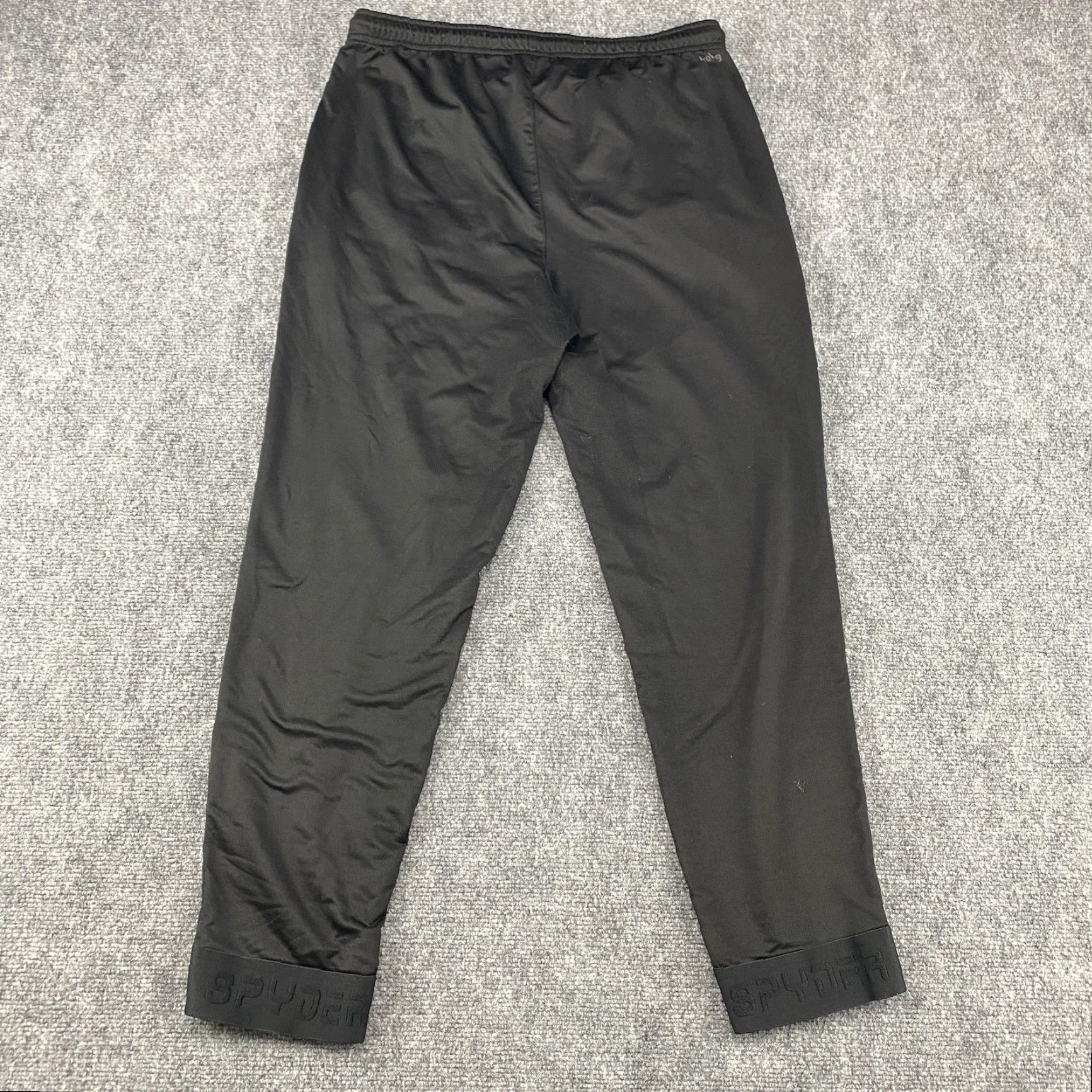 Spyder Spyder Active Pants Mens M Black Jogger Zip Pocket Athletic ProW-B Regular Waist Drawstring Size US 31 - 2 Thumbnail