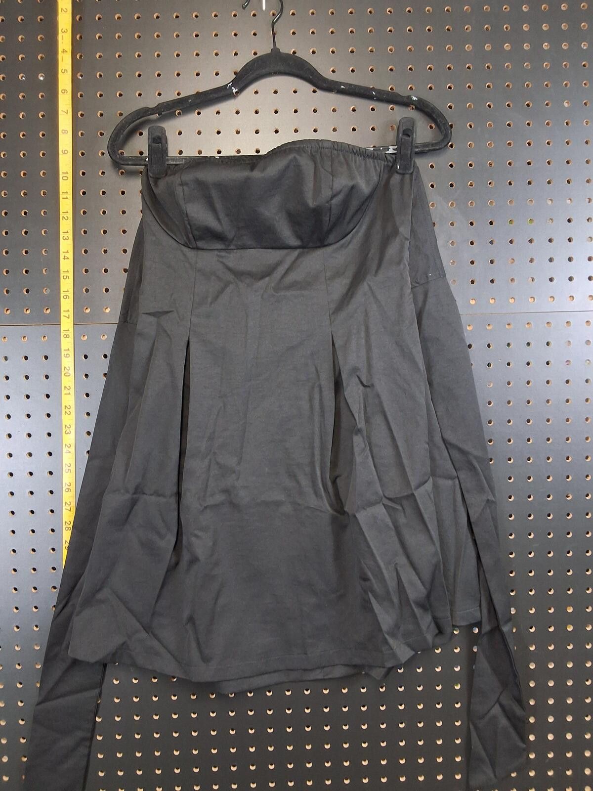 Unknown London Chic Black Strapless Dress with Waist Tie - Elegant & Versit Size M / US 6-8 / IT 42-44 - 5 Thumbnail