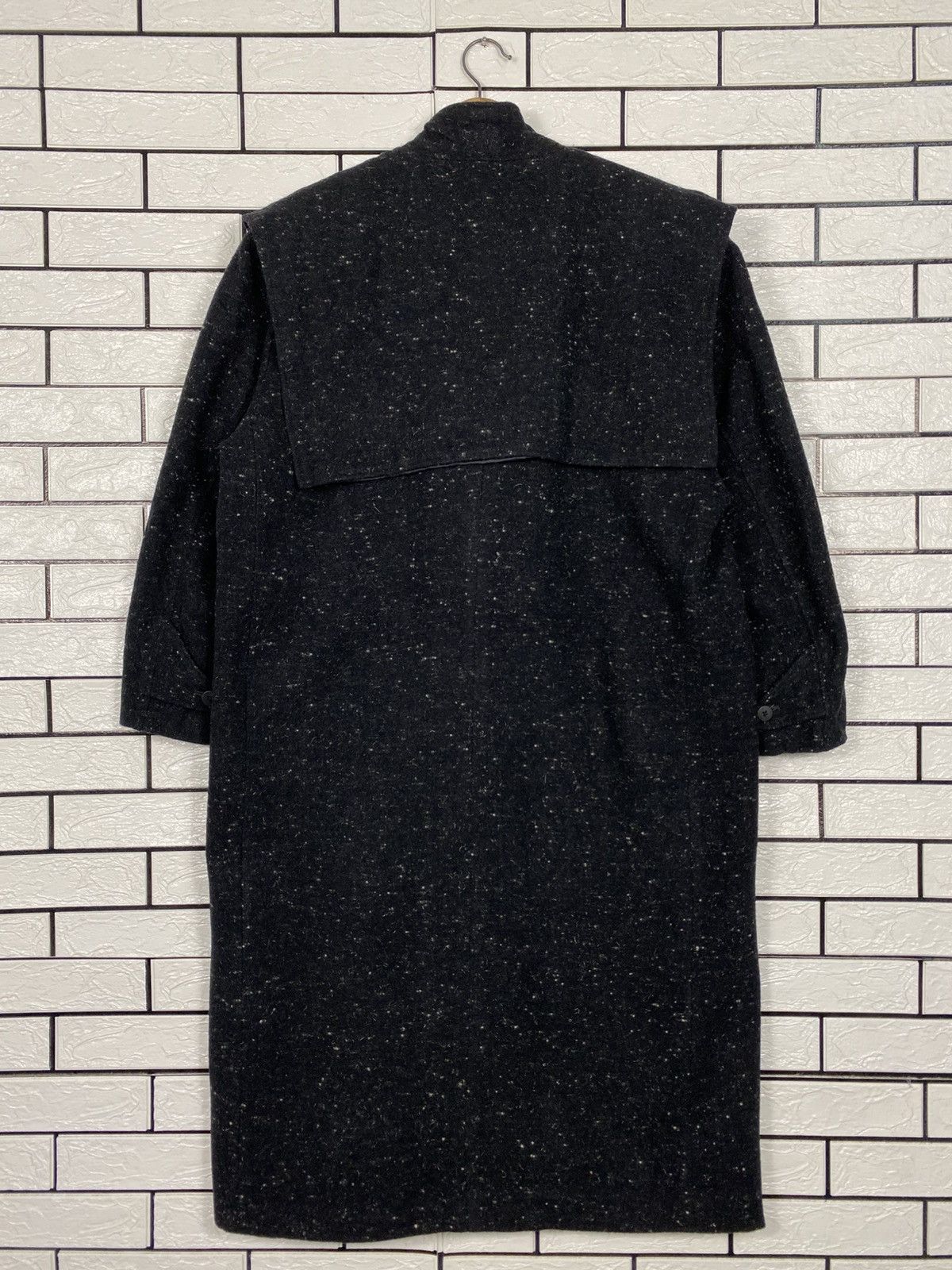 Issey Miyake 📌Vintage Overcoat Wool Long Double Breast Time Is Over Size US M / EU 48-50 / 2 - 10 Thumbnail