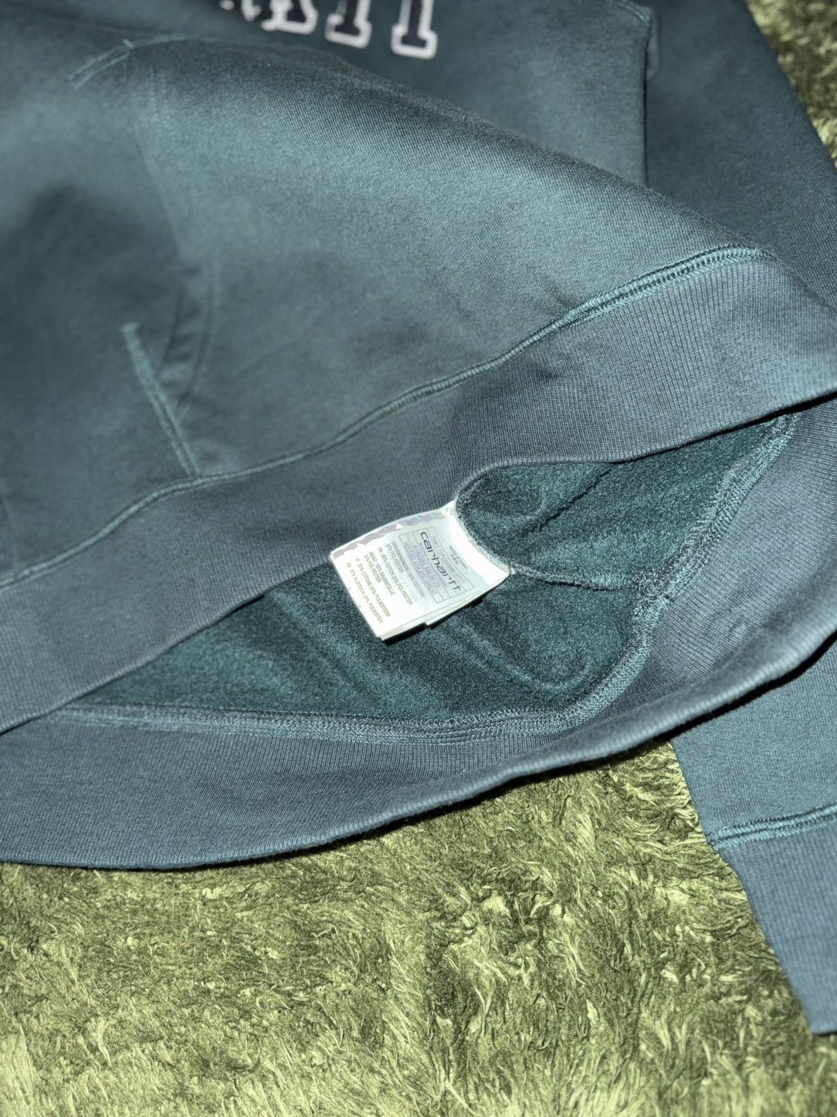 Carhartt Wip [L] Carhartt WIP Arch Fleece Logo Hoodie Green Size US L / EU 52-54 / 3 - 7 Thumbnail