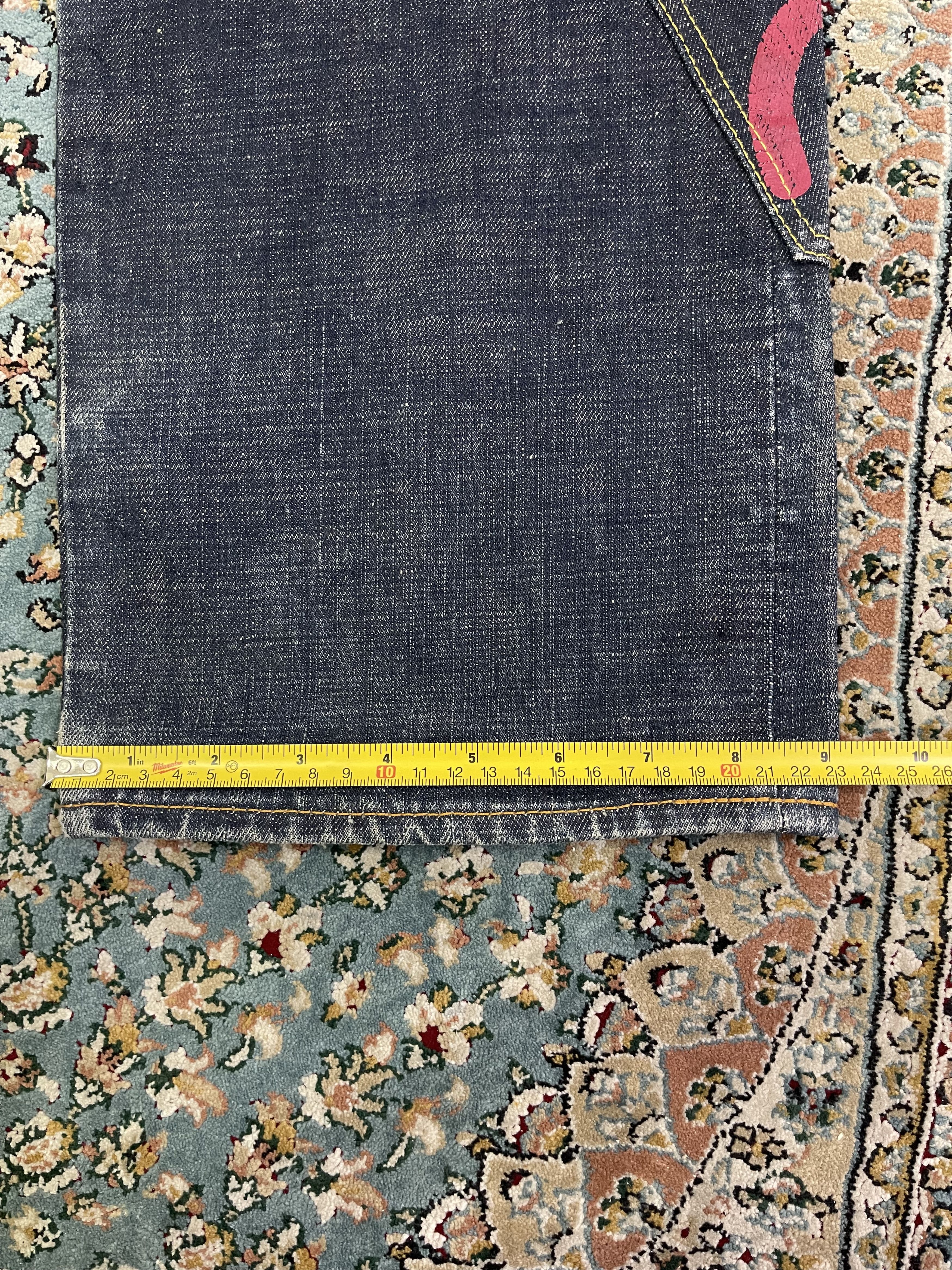 Evisu Vtg RARE Evisu Multipocket Underlicense China Selvedge sz 34 Size US 34 / EU 50 - 14 Thumbnail
