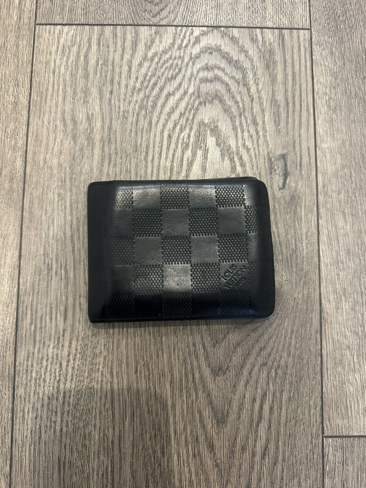 Louis Vuitton Louis Vuitton Slender Wallet Damier Infini Black Size ONE SIZE - 3 Thumbnail