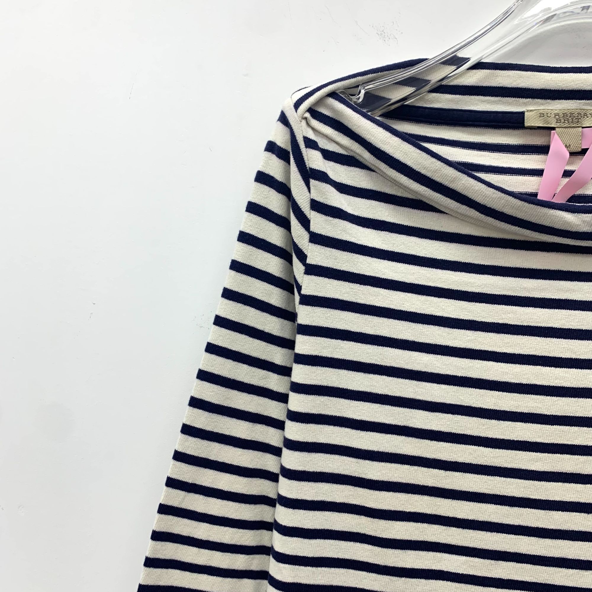 Burberry Burberry Brit Striped Cotton Long-Sleeve T-Shirt With Warhor Size M / US 6-8 / IT 42-44 - 5 Thumbnail