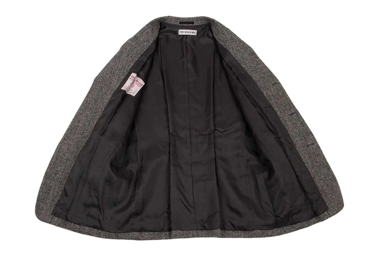 Issey Miyake Harris T Herringbone Design Jacket Gray XL Size US XL / EU 56 / 4 - 12 Thumbnail