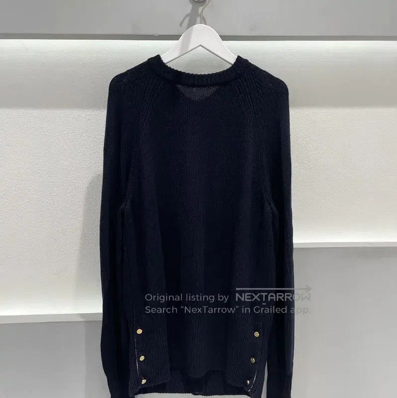 Thom Browne Thom Browne Blue Long Sleeve Pullover Sweater . Size XXS / US 00 / IT 34 - 1 Thumbnail