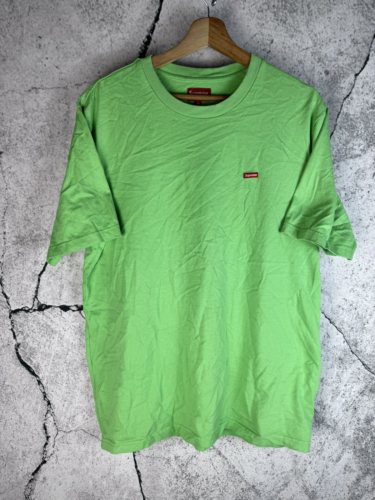 Supreme Green Box Logo Tee | Grailed