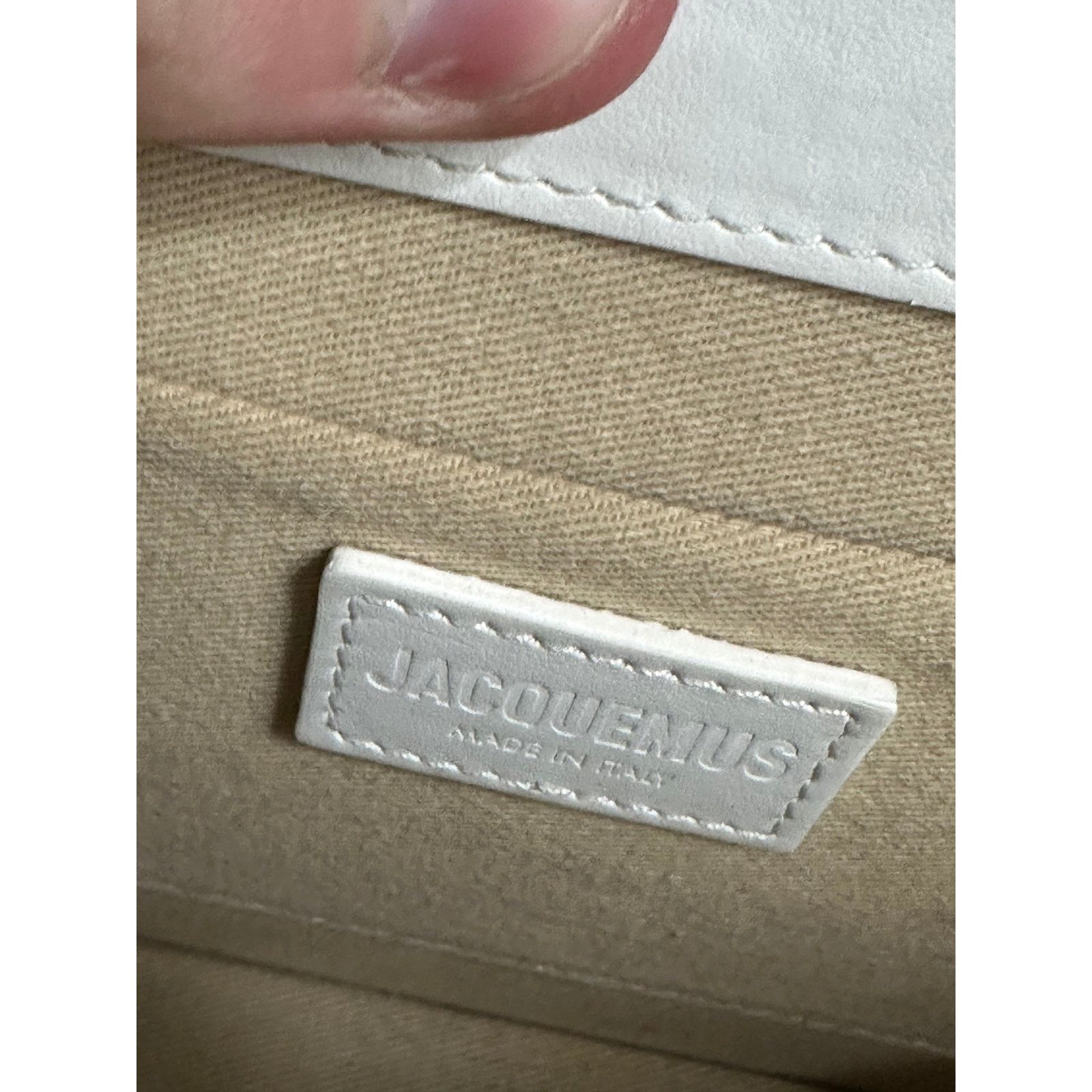 Jacquemus Jaquemes White Purse Bag Used OS Size ONE SIZE - 3 Thumbnail