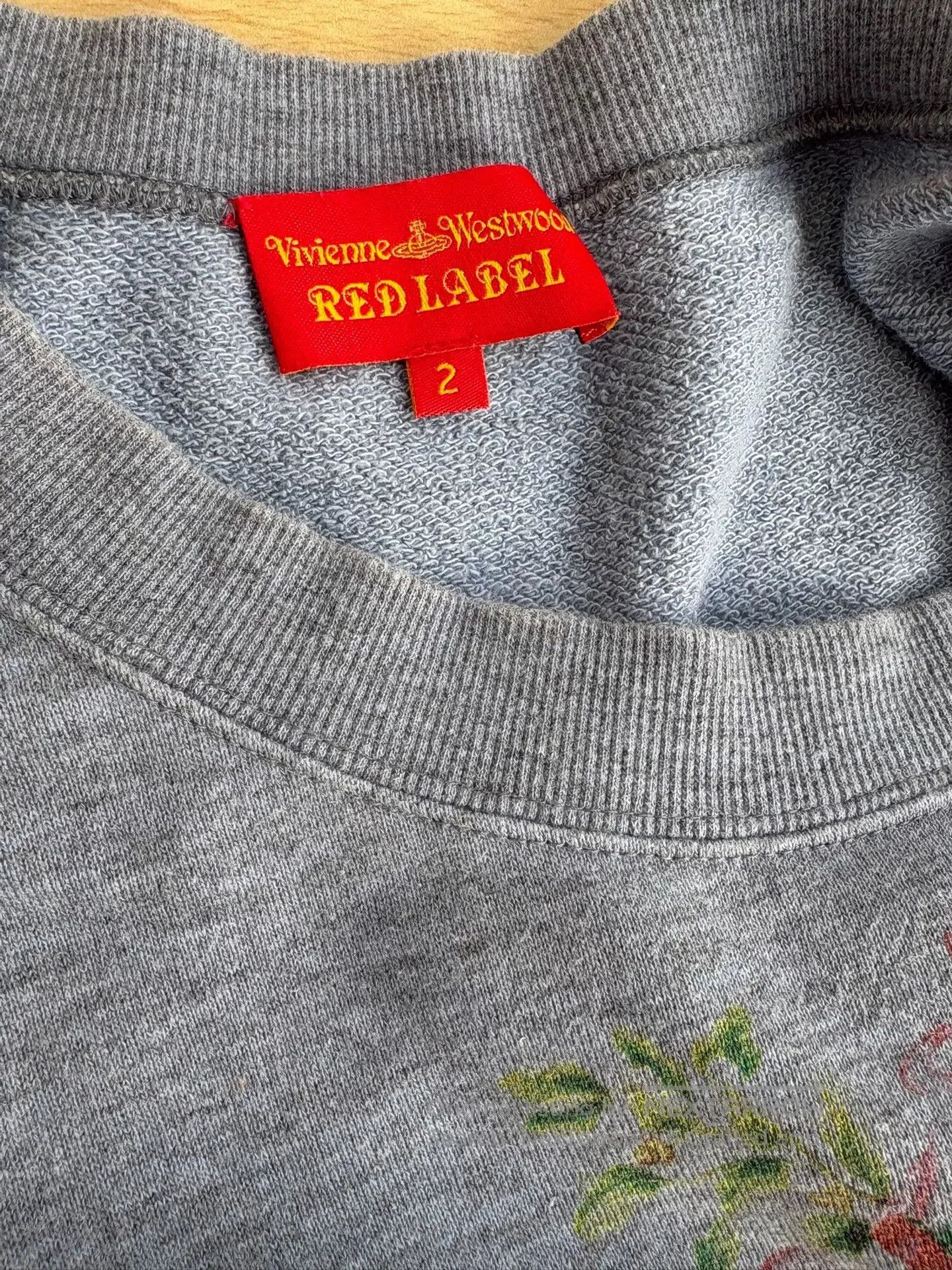 Vivienne Westwood vivienne westwood blue floral sweatshirt with unique sleeve Size M / US 6-8 / IT 42-44 - 7 Thumbnail