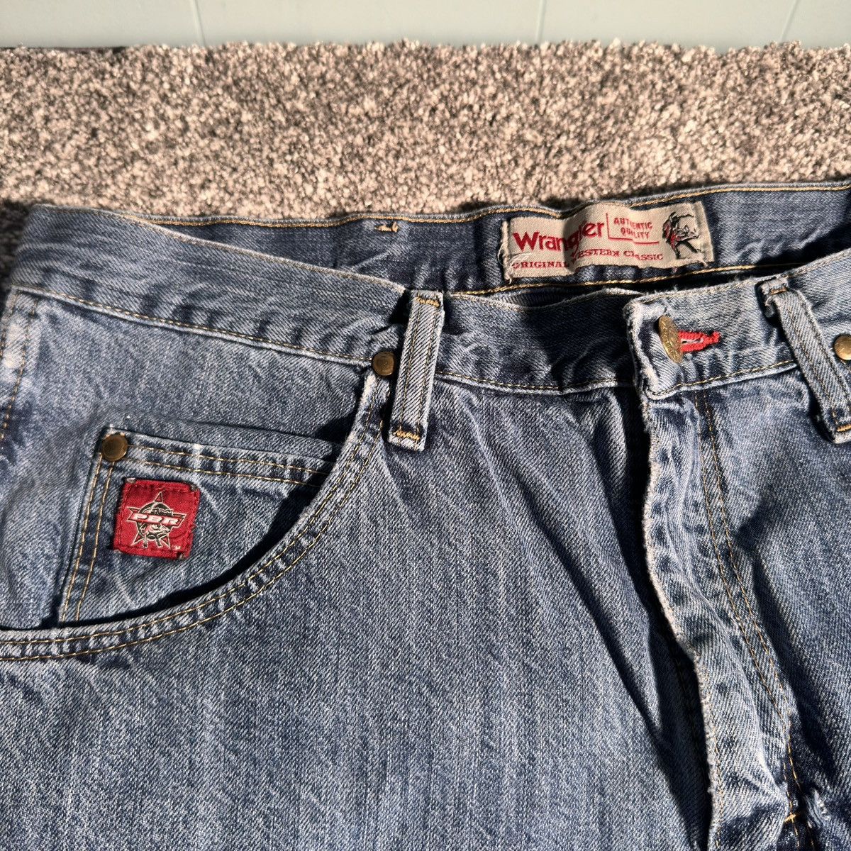 Wrangler Wrangler pbr jeans 34x30 Size US 34 / EU 50 - 2 Thumbnail