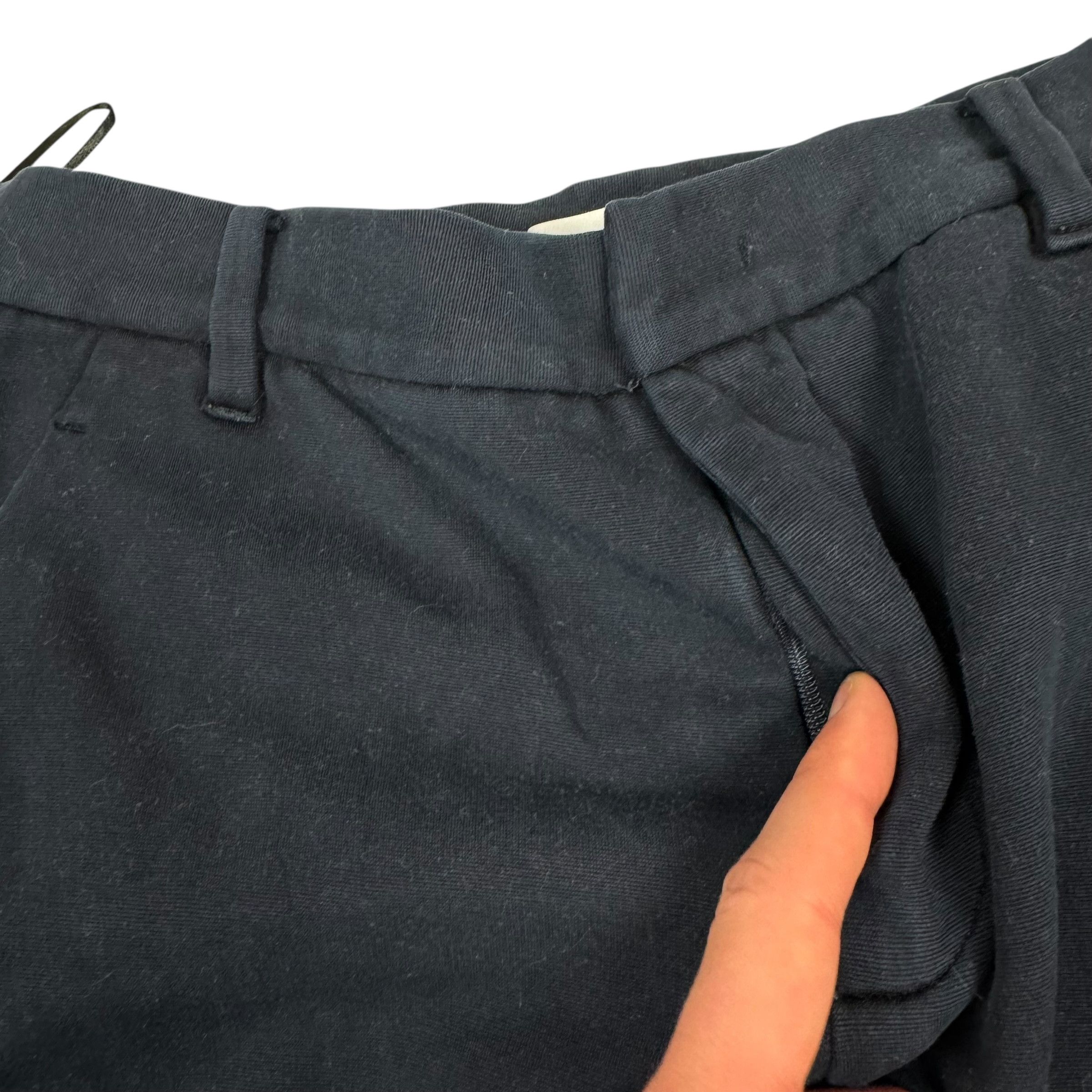 Jil Sander Jil Sander Women's Black Mid Rise Pockets Straight Leg Pants Size 32" / US 10 / IT 46 - 7 Thumbnail