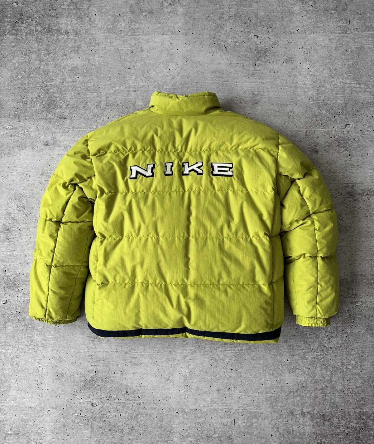 Nike Nike Vintage Big Logo Reversible Down Puffer Jacket Size US XL / EU 56 / 4 - 1 Thumbnail