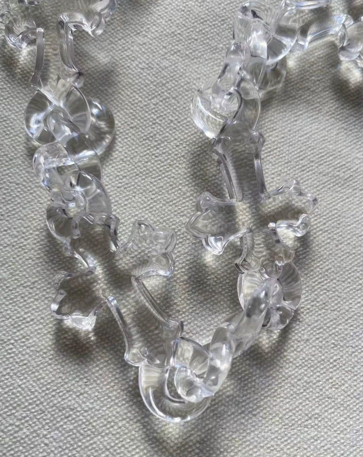Jewelry Clear Cross Chain Necklace Size ONE SIZE - 3 Thumbnail