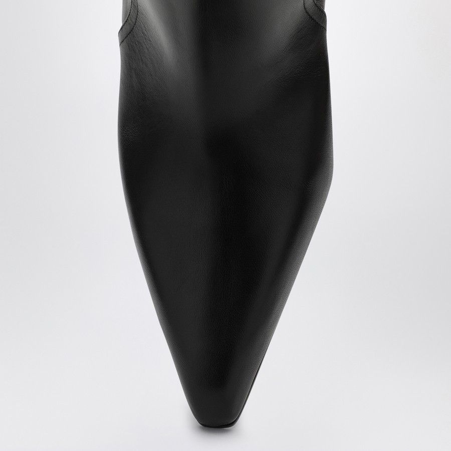 Paris Texas o1d2blof0924 Leather High Boots in Black Size US 7 / IT 37 - 3 Thumbnail