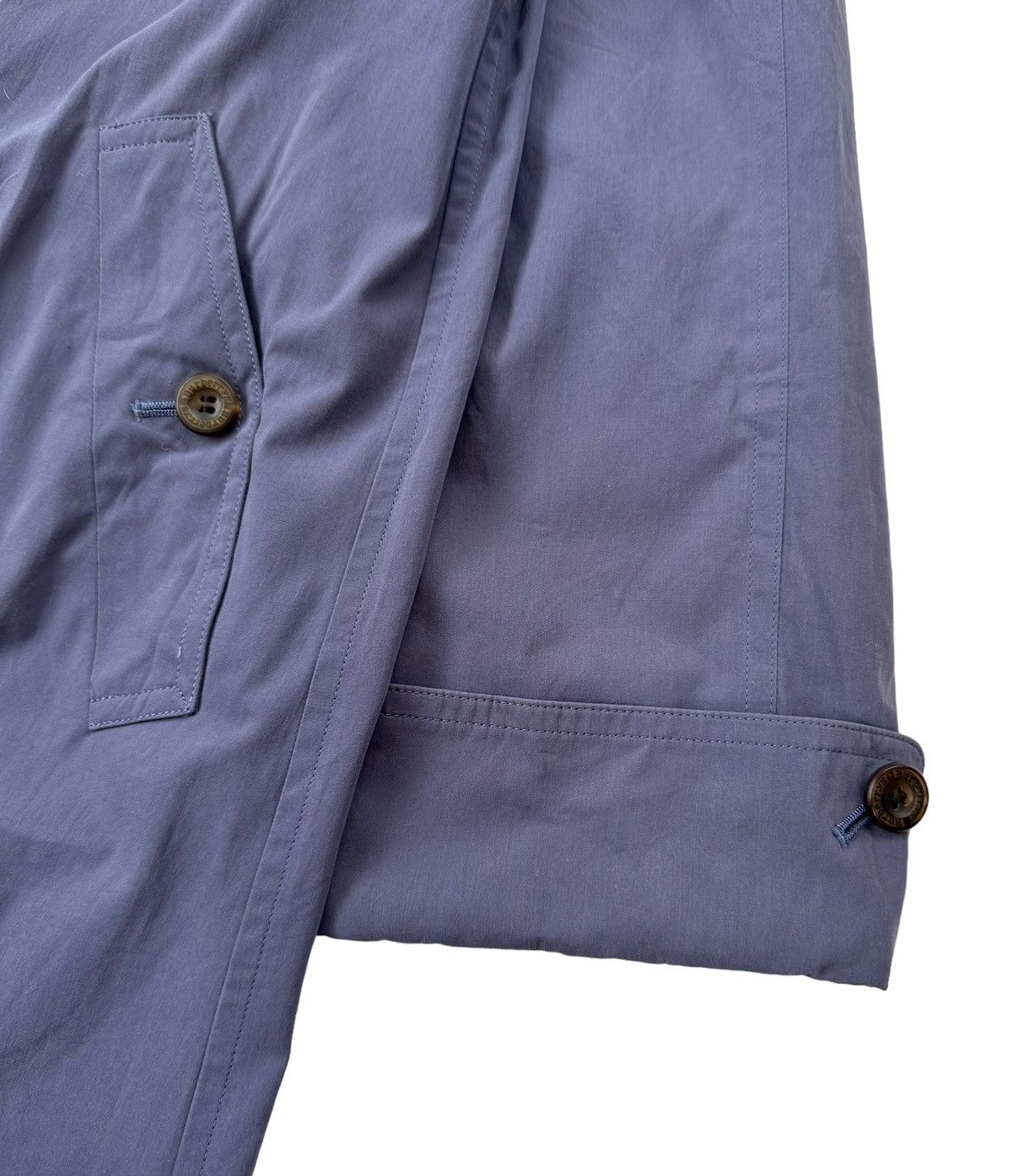 Burberry Burberry Mac Coat Classic Single-Breasted Navy Size US XL / EU 56 / 4 - 8 Thumbnail