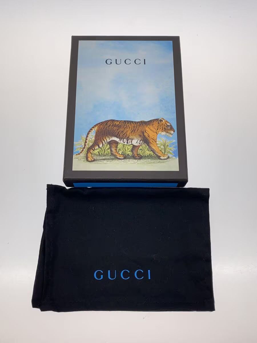 Gucci Gucci Leather Monogram Coin Case Navy Size ONE SIZE - 5 Thumbnail