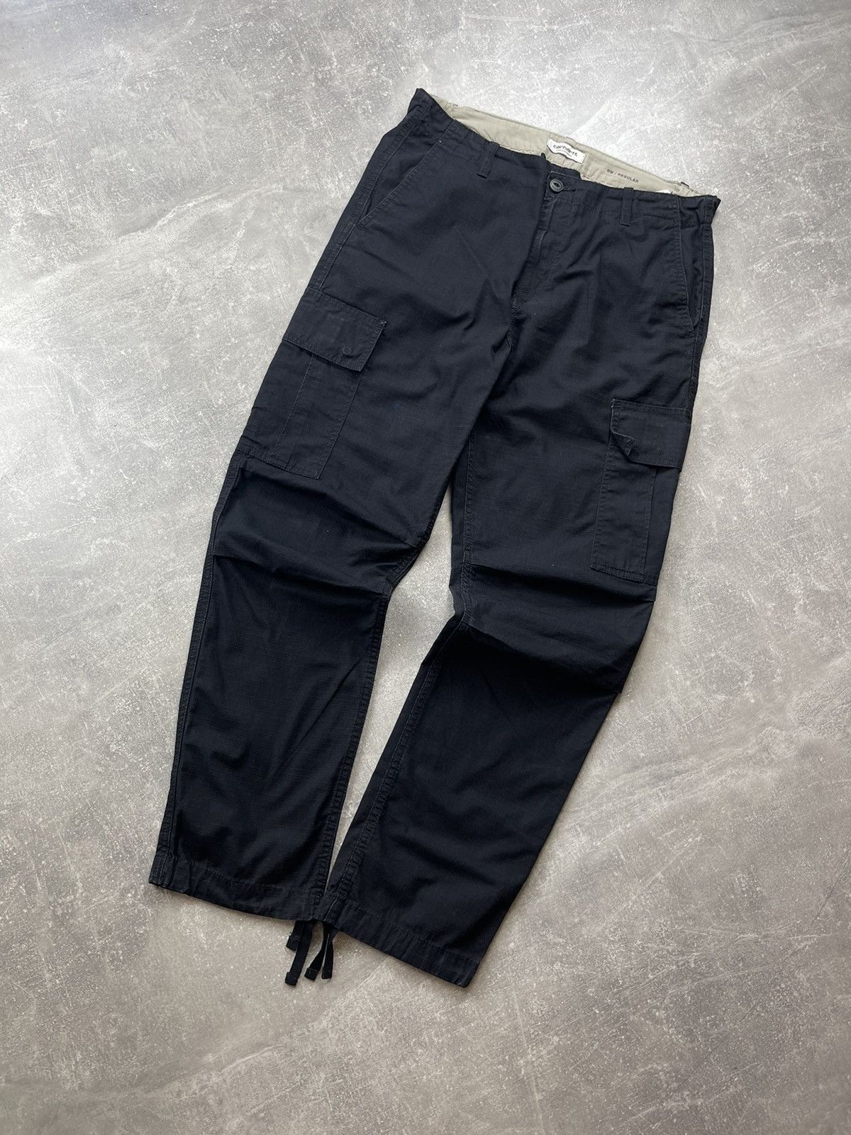 Carhartt × Vintage Carhartt WIP Cymbal Ripstop Tactical Cargo Workwear Pants Size US 30 / EU 46 - 6 Thumbnail