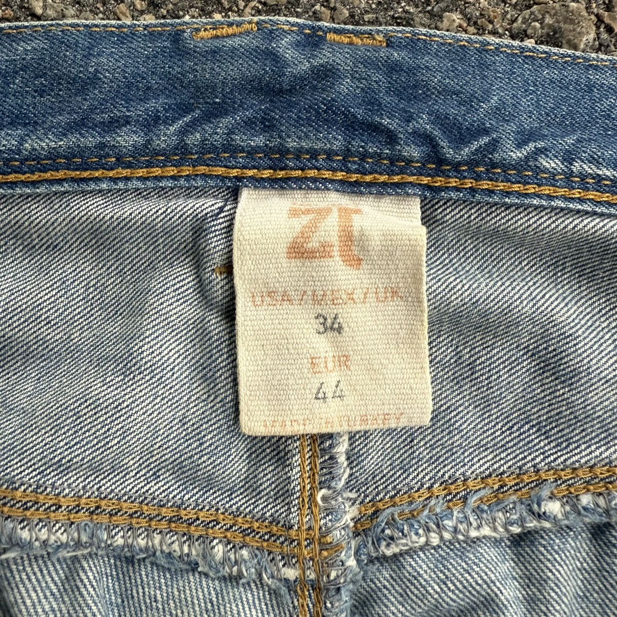 Japanese Brand × Jean VINTAGE JAPANESE ZJ RIPPEP FADED JEAN DENIM PANTS Size US 37 - 8 Thumbnail