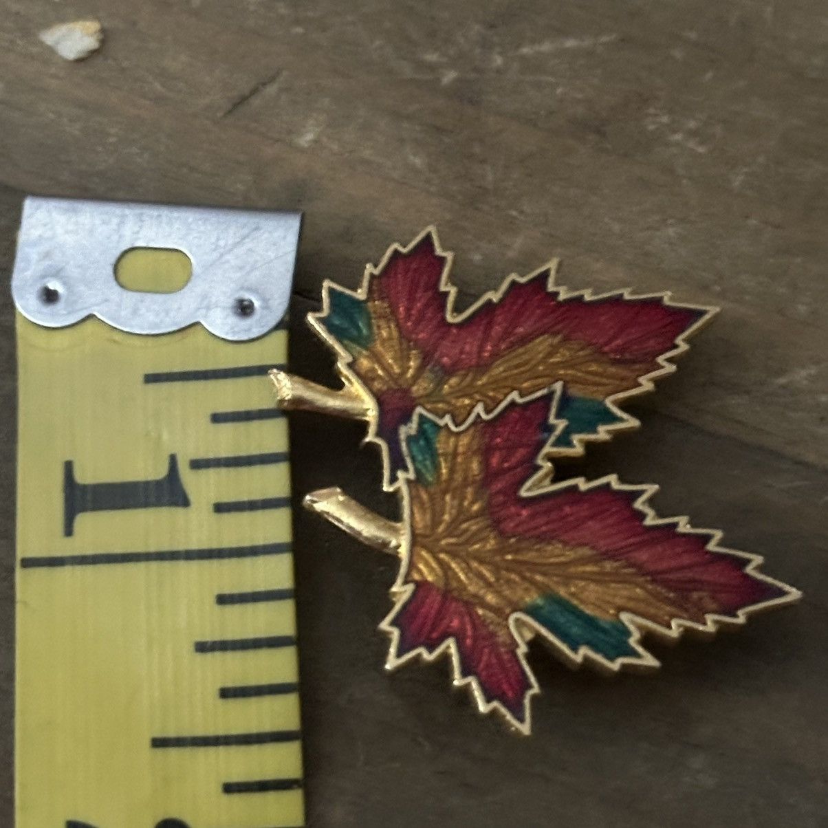 Vintage Vintage Autumn maple leaves brooch Size ONE SIZE - 3 Thumbnail