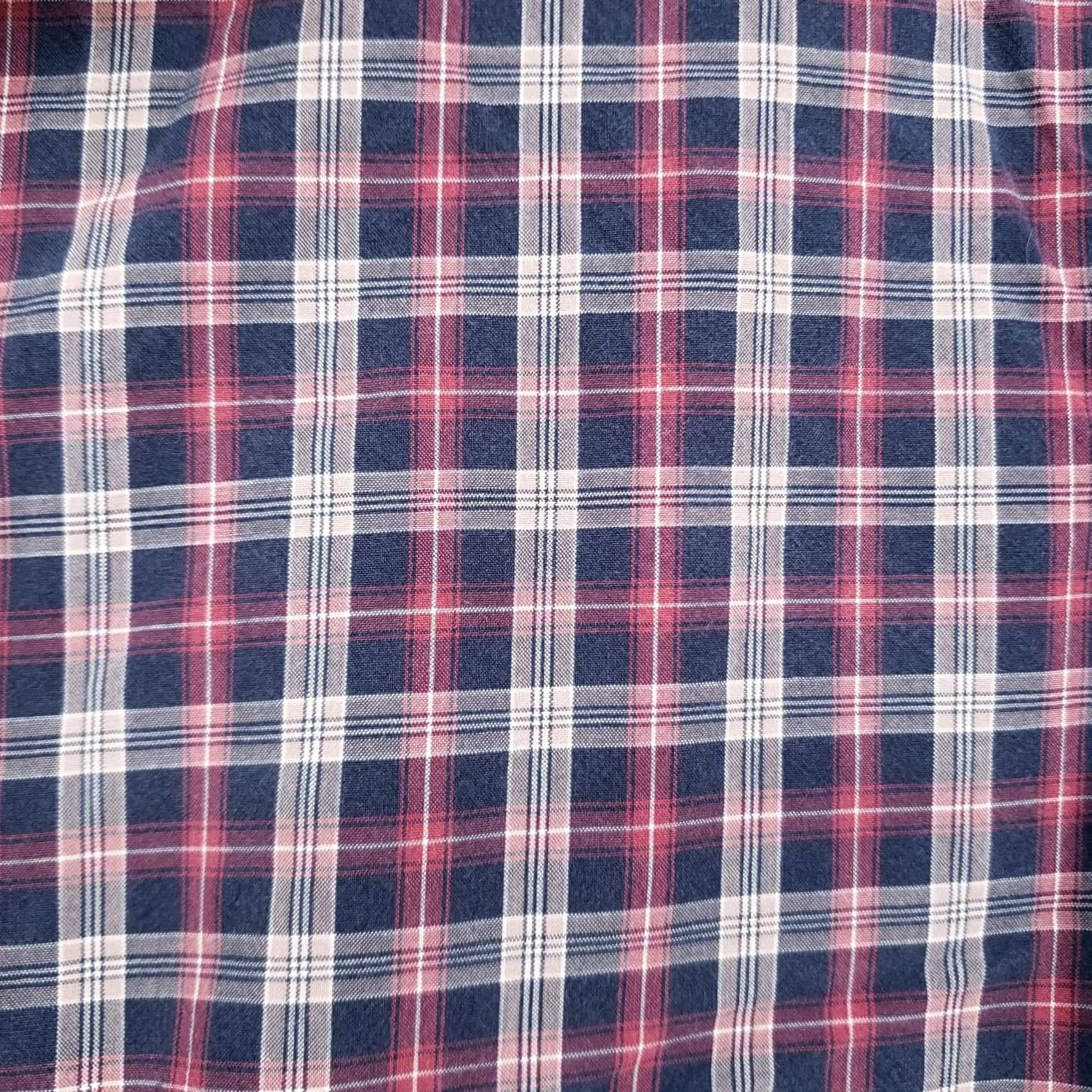 Gap Gap Shirt Medium M Blue Red Plaid Button-Up Slim Fit Premium Long Sleeves Mens Size US M / EU 48-50 / 2 - 7 Thumbnail