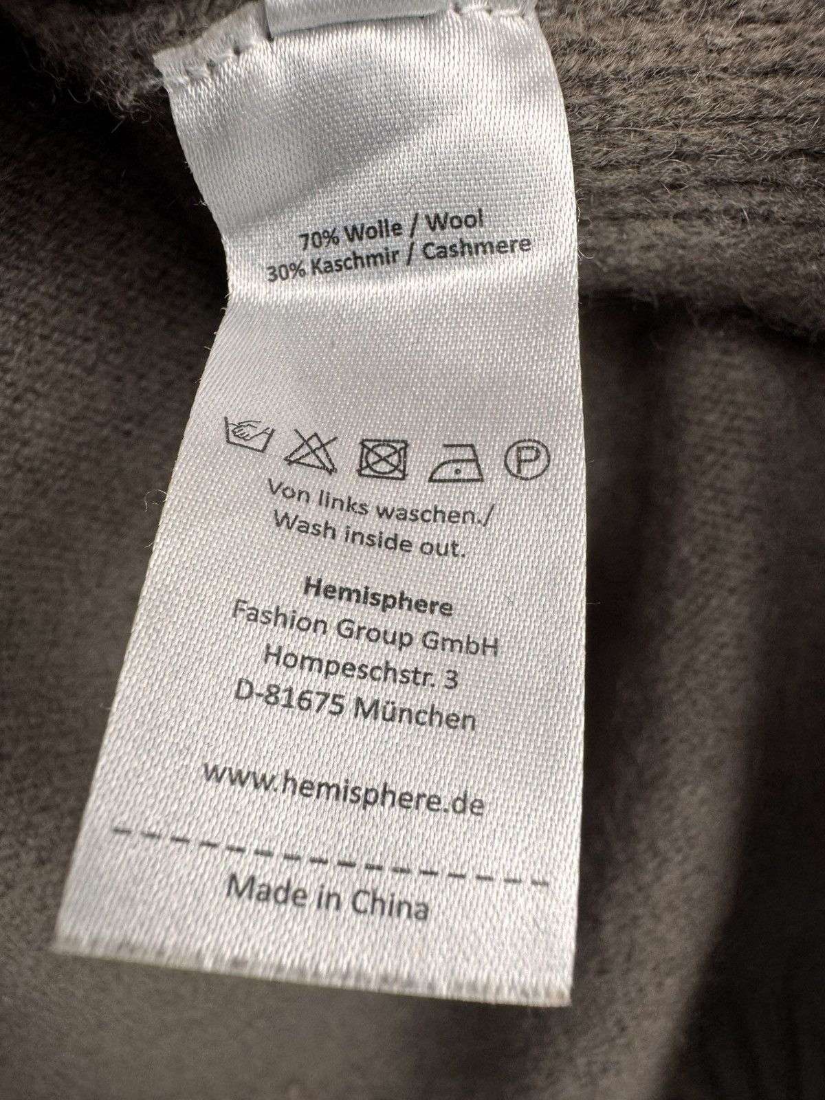 Other Hemisphere Women Wool Sweater Brown Crew Neck Size M (40) Size M / US 6-8 / IT 42-44 - 5 Thumbnail