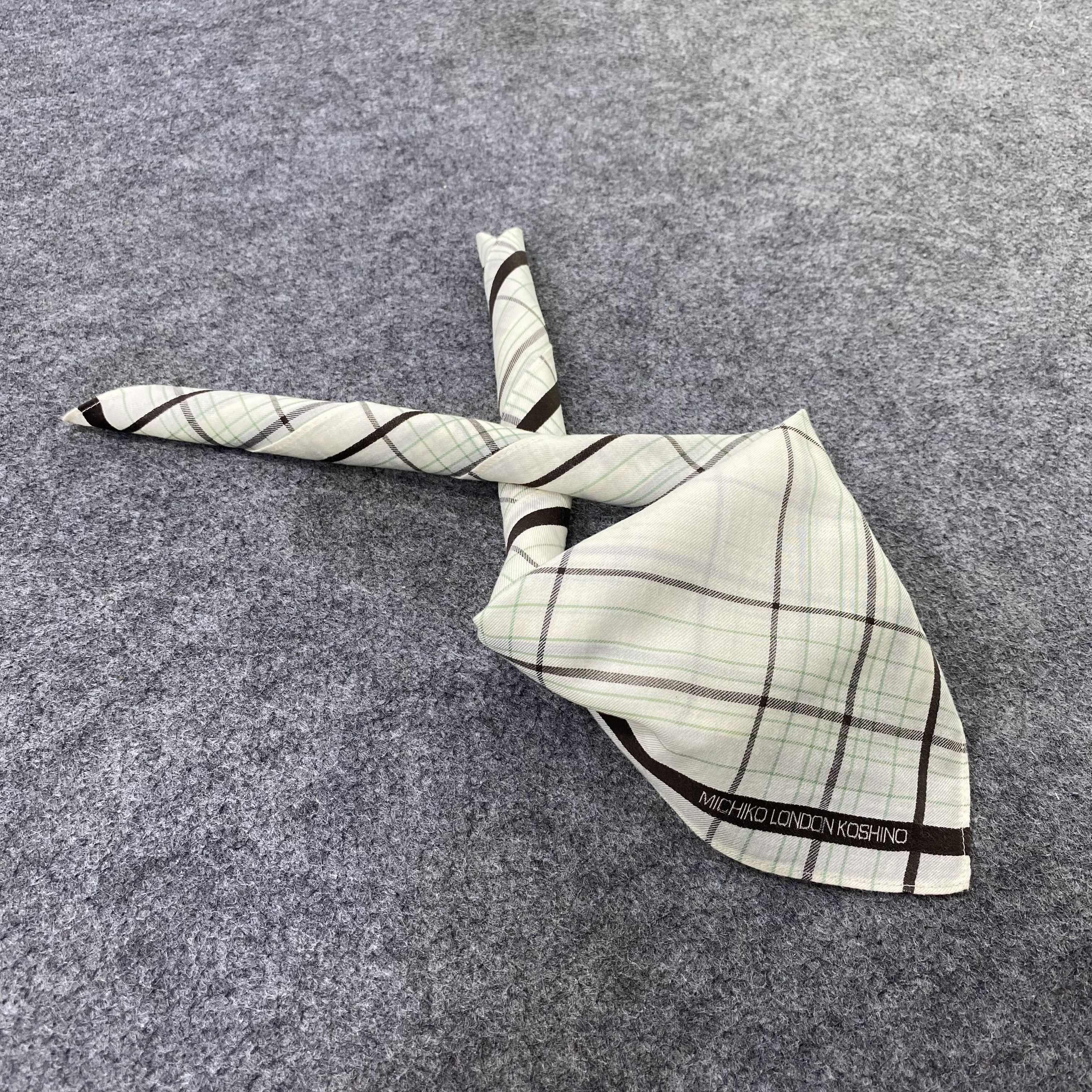 Michiko Koshino London Michiko Koshino Handkerchief Neckerchief Bandana-B2005 Size ONE SIZE - 1 Thumbnail