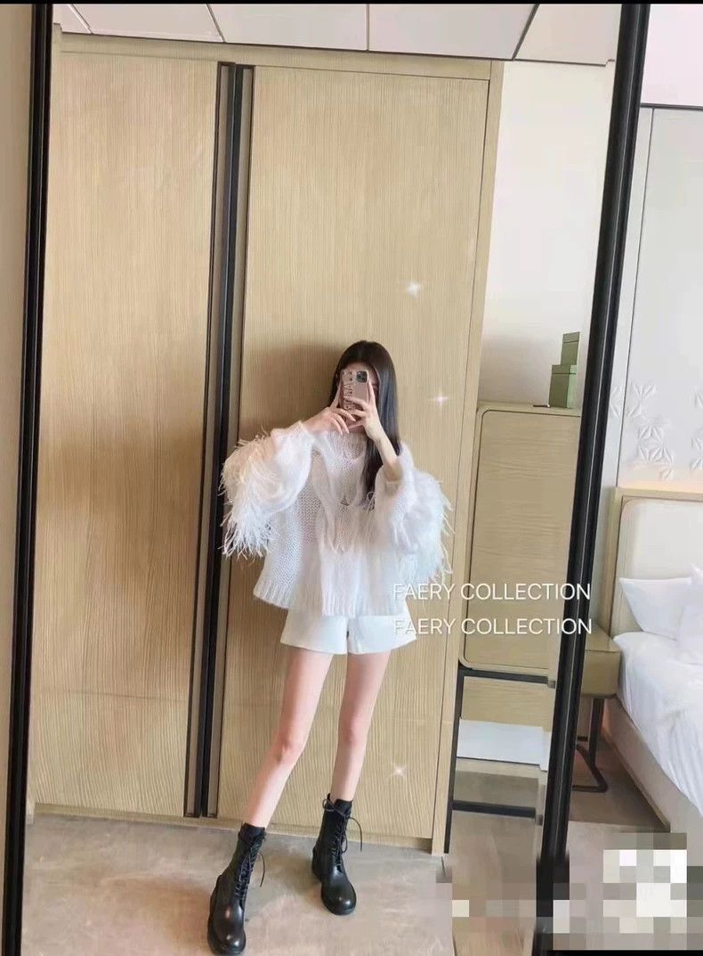 Loewe LOEWE White sweater Size XS / US 0-2 / IT 36-38 - 7 Thumbnail