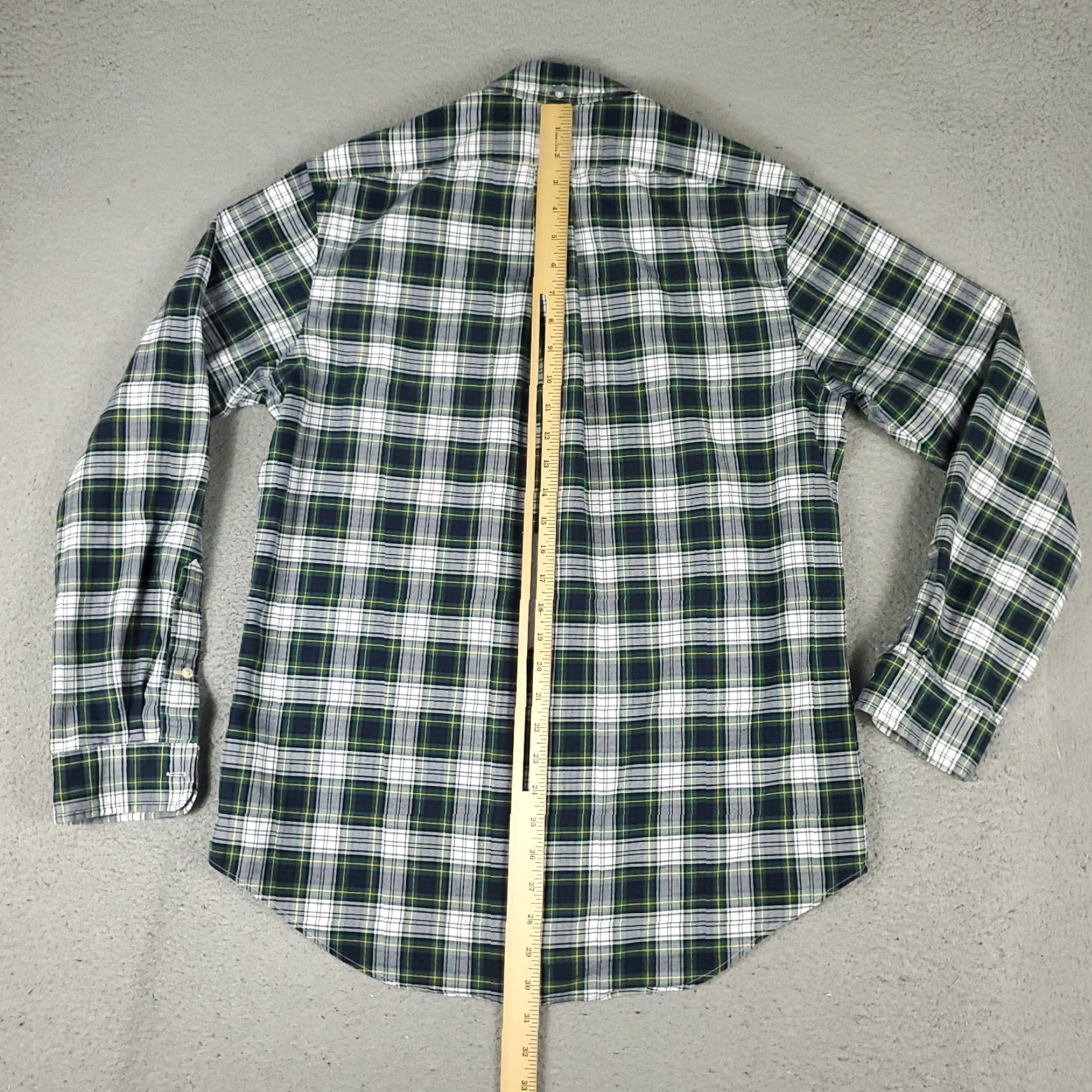 Ralph Lauren Ralph Lauren Shirt Mens Size Medium Green Plaid Pony Button Up Long Sleeve Size US M / EU 48-50 / 2 - 4 Thumbnail