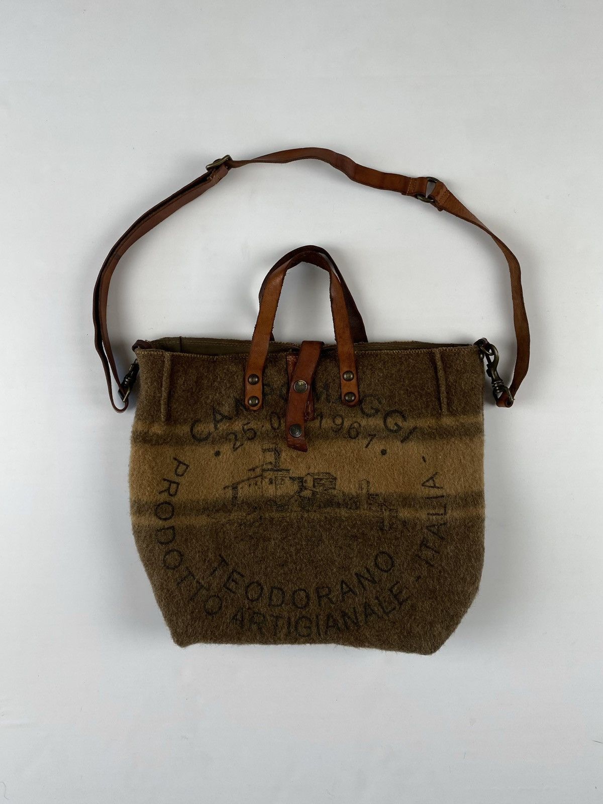Vintage Campomaggi Italian Wool Tote Bag Size ONE SIZE - 1 Thumbnail