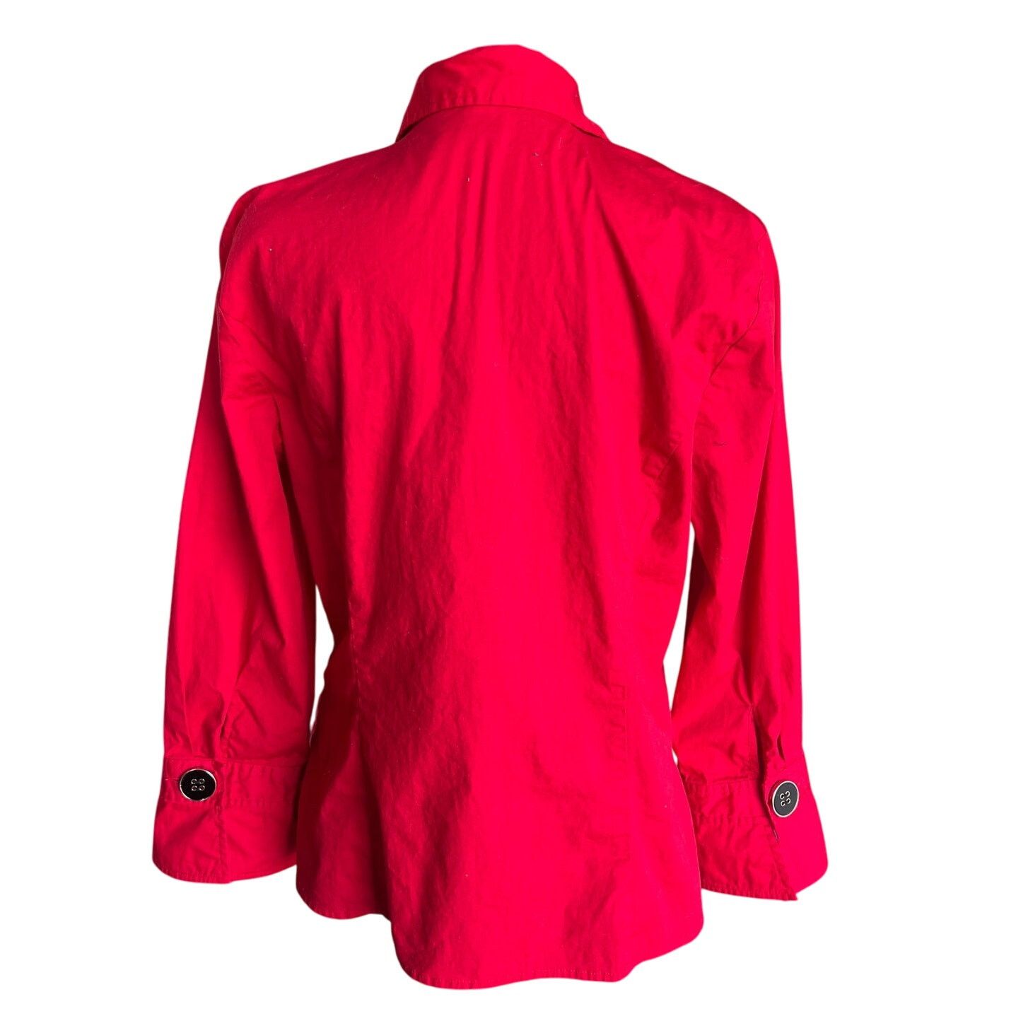 Other Michelle Antonelli Red black button up Christmas shirt large Size L / US 10 / IT 46 - 2 Thumbnail