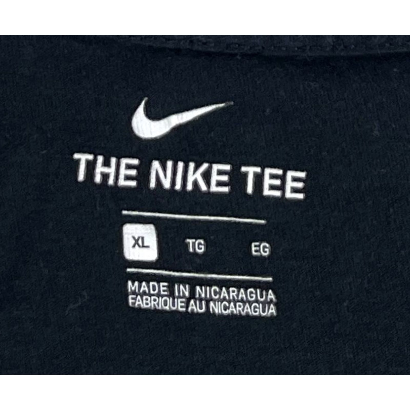 Nike Nike The Athletic Society T-Shirt XL Men's Black Cotton Crew Neck Short Sleeve Shirt Size US XL / EU 56 / 4 - 4 Thumbnail