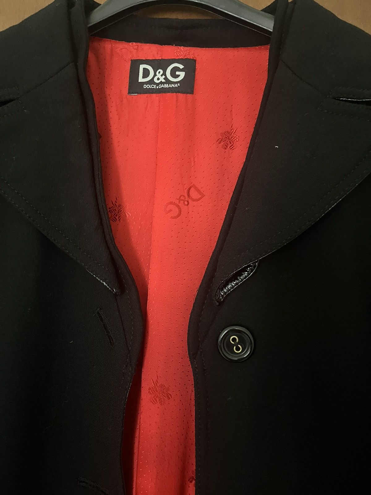 Dolce & Gabbana Dolce & Gabbana D&G Y2K Archive Black Long Coat Size M / US 6-8 / IT 42-44 - 8 Thumbnail