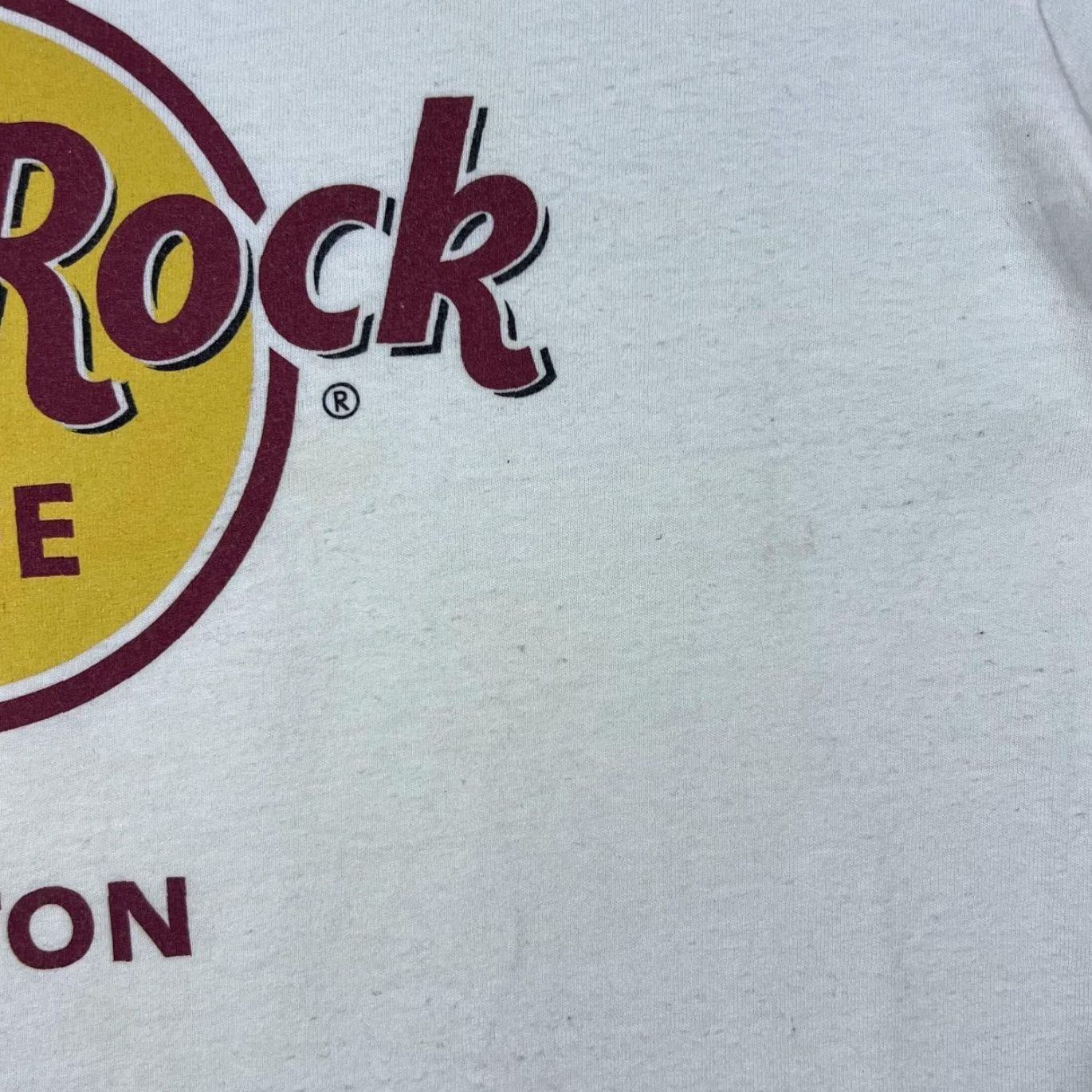 Hard Rock Cafe Hard Rock Cafe Boston Souvenir Logo Graphic White T-Shirt Medium Men Size US M / EU 48-50 / 2 - 6 Thumbnail