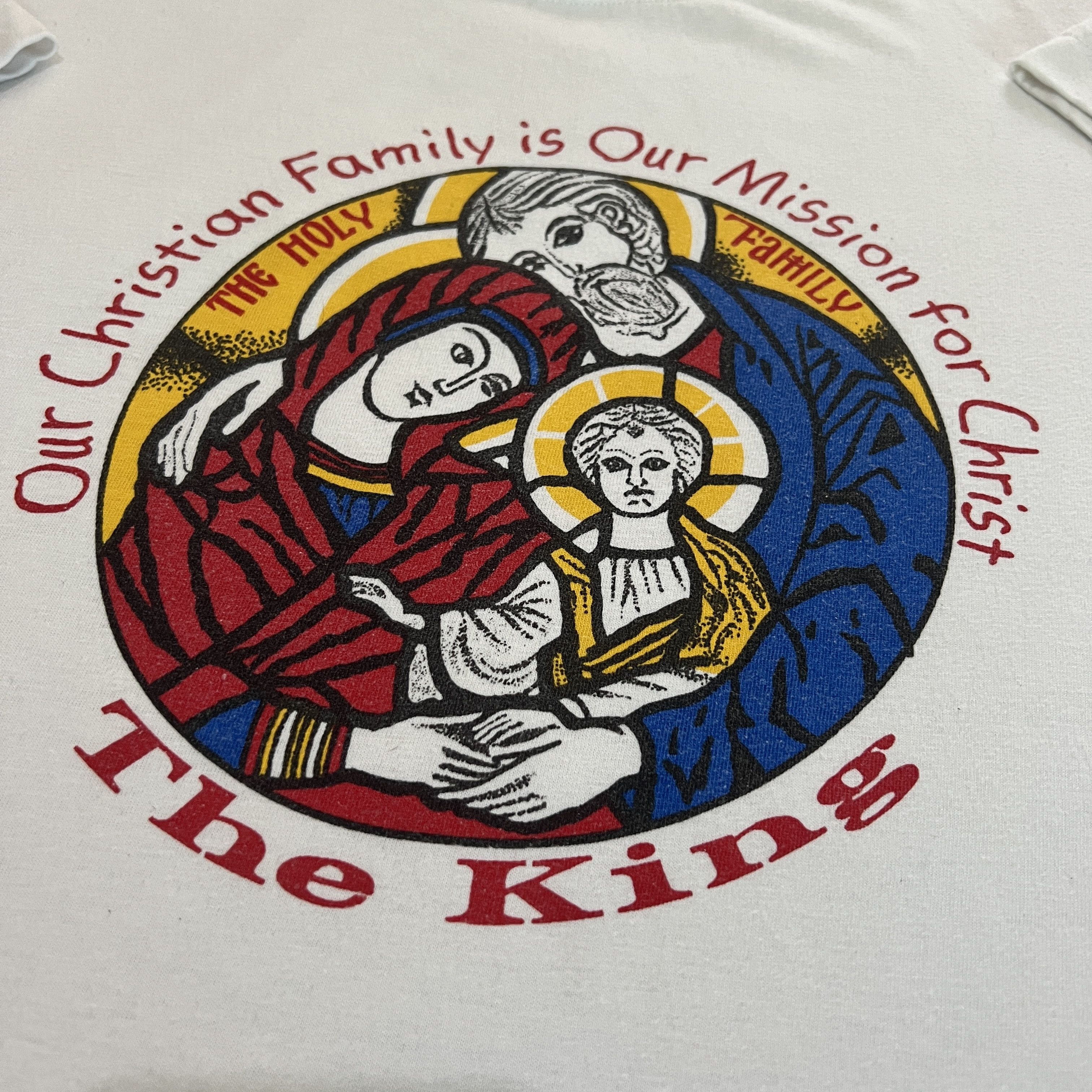 Vintage Vintage Y2K The King Jesus God Holy Bible Christ Promo Tee Size US XL / EU 56 / 4 - 3 Thumbnail