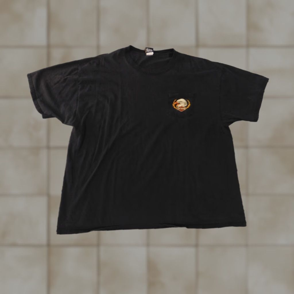 Harley Davidson Harley-Davidson Shirt Mens 3XL Black Smoky Pigeon Forge Tennessee Biker Logo T-Shirt Crew Neck Short Sleeve Cotton Blend Polyester Regular Size US XXL / EU 58 / 5 - 1 Thumbnail