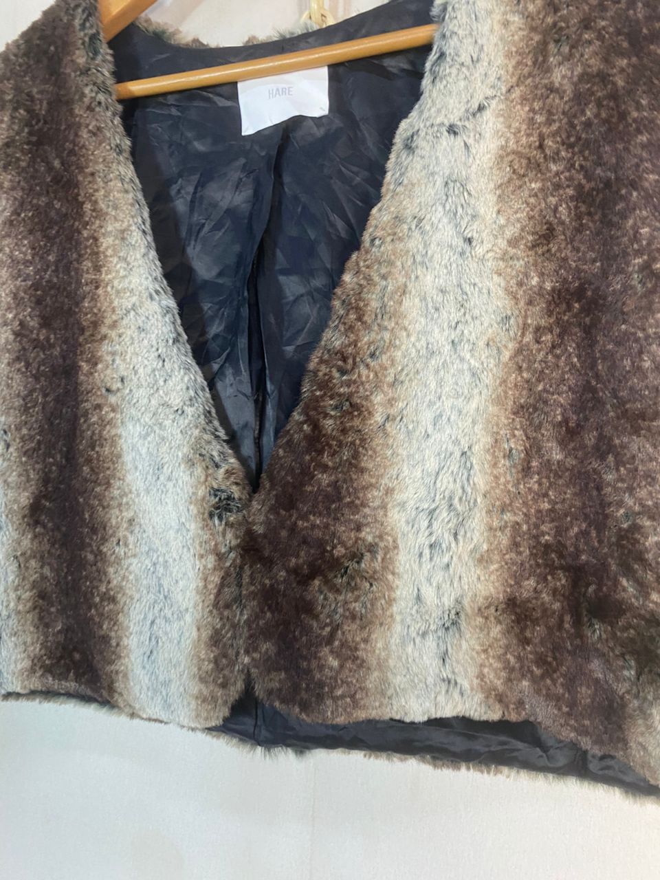 HARE Hare fur croptopvest Size S / US 4 / IT 40 - 8 Thumbnail