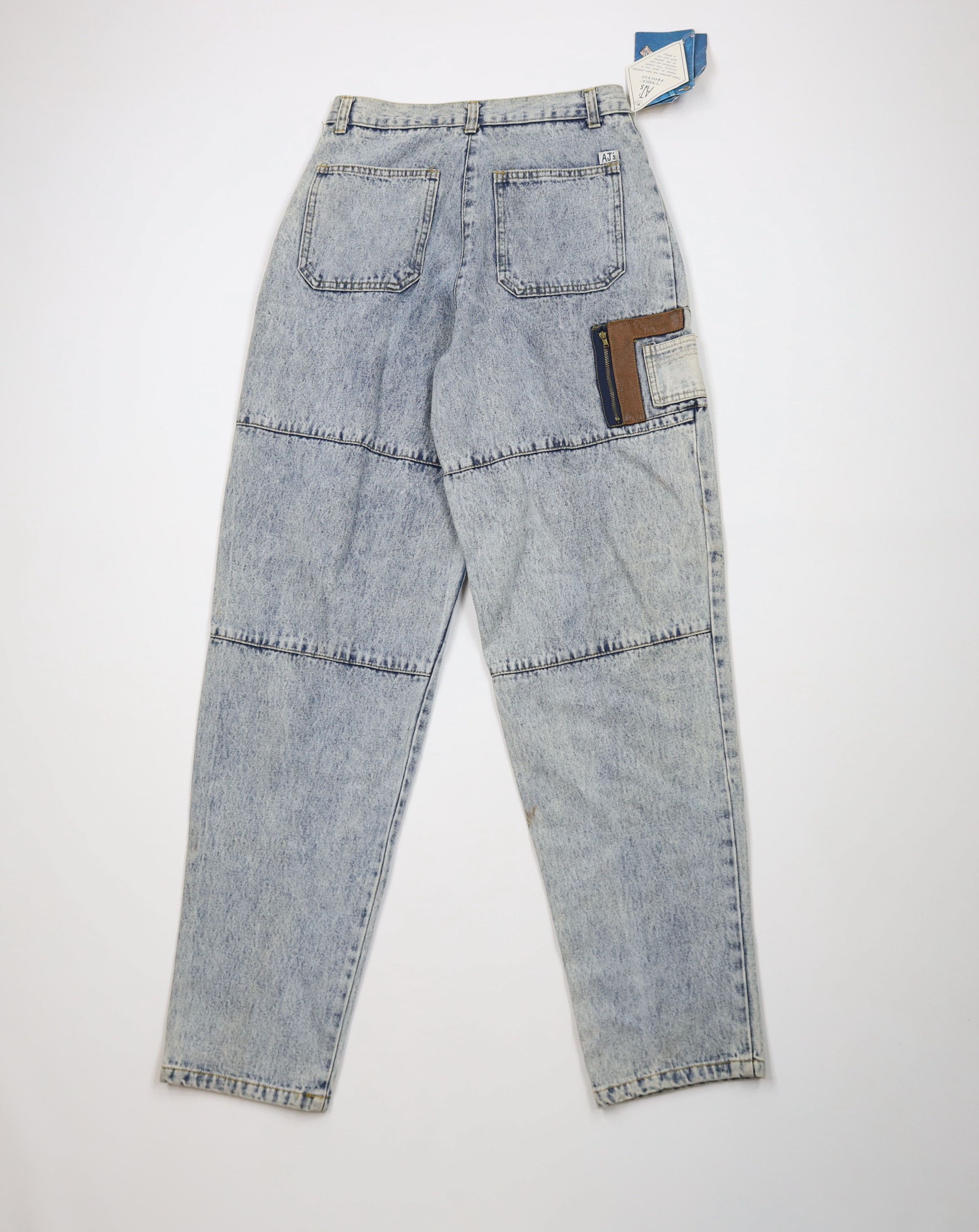 Vintage Deadstock Vintage 90s Streetwear Trim Acid Wash Denim Jeans Size 32" / US 10 / IT 46 - 11 Thumbnail