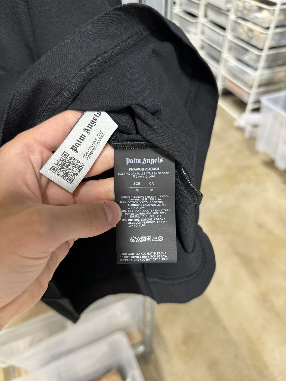 Palm Angels Palm Angels Logo T-Shirt NEW 400$ Size US M / EU 48-50 / 2 - 4 Thumbnail