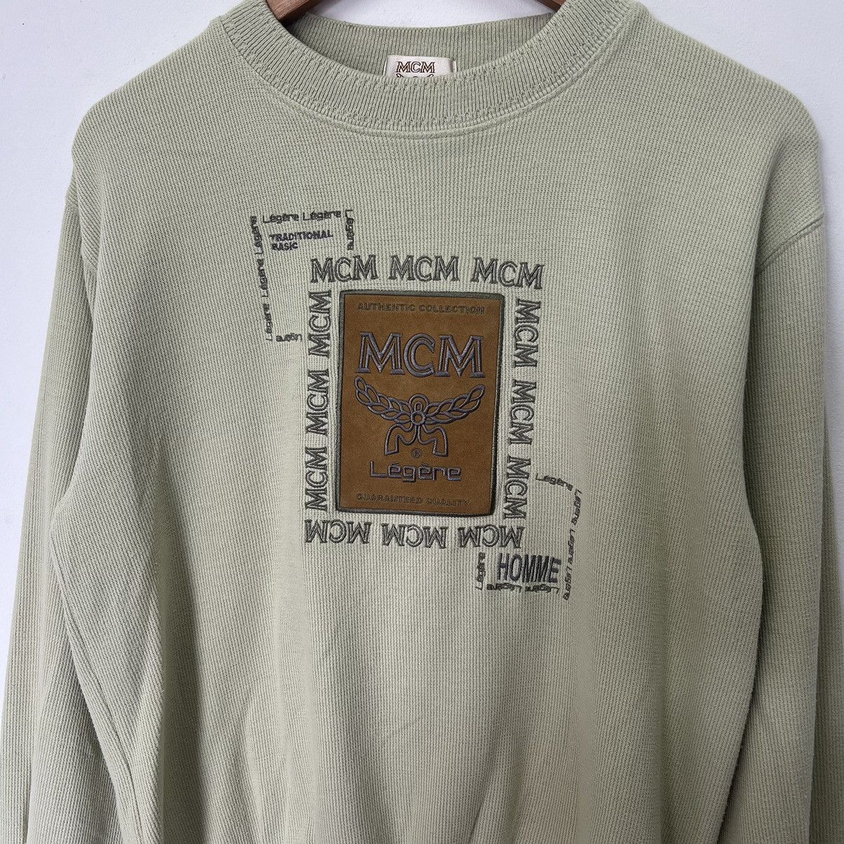 Designer × MCM × Vintage Vintage MCM Legare Homme Sweatshirt Size US M / EU 48-50 / 2 - 2 Thumbnail