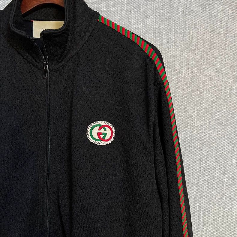 Gucci Gucci Black Double G Logo Jacket-2505 Size US M / EU 48-50 / 2 - 3 Thumbnail