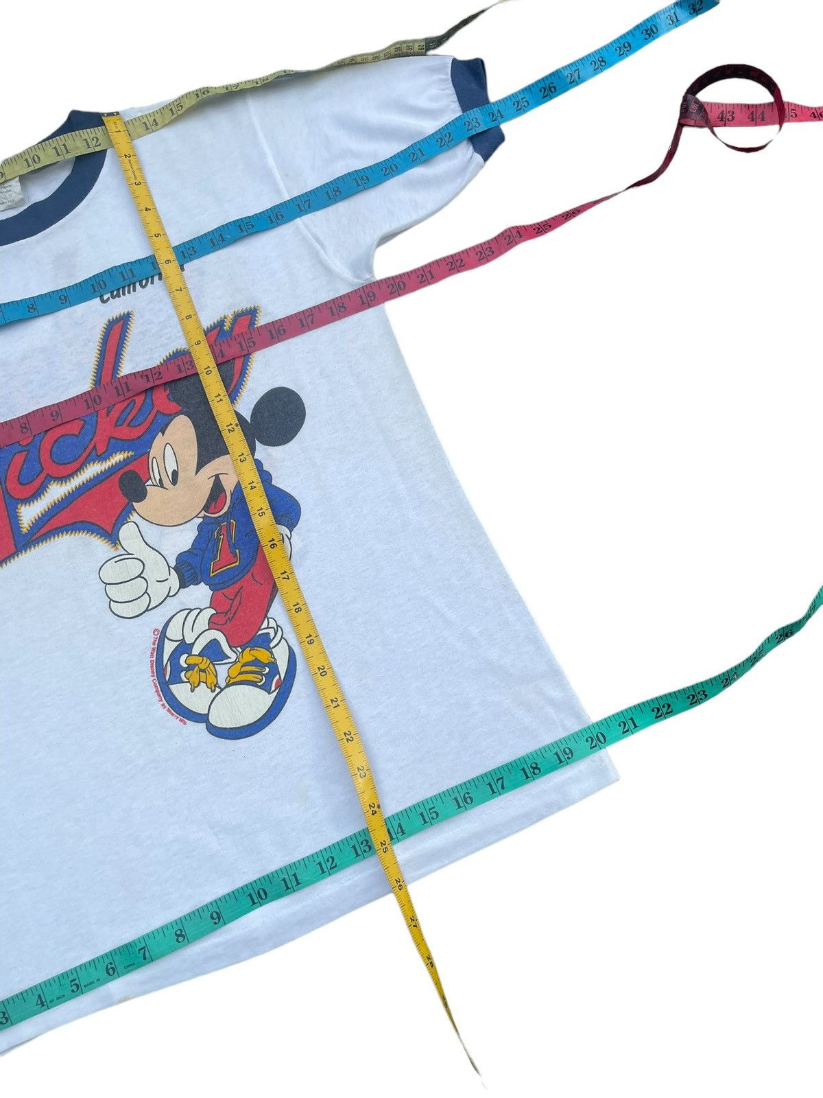 Mickey Mouse × Vintage Vintage Mickey Mouse Ringger Tshirt Size US M / EU 48-50 / 2 - 8 Thumbnail