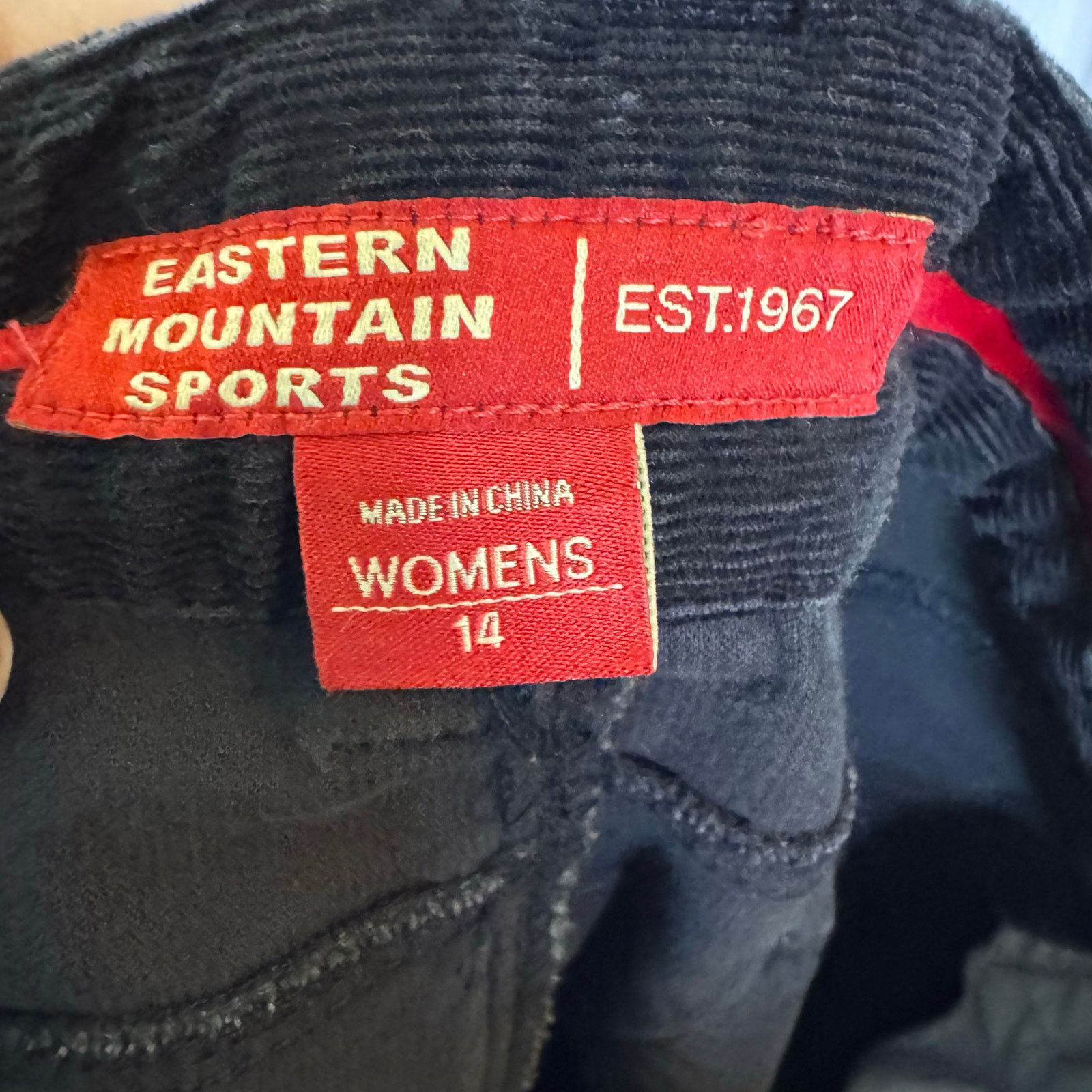 Eastern Mountain Sports Eastern Mountain Sports Corduroy Pants Black Women’s Size 14 Size 36" / US 14 / IT 50 - 4 Thumbnail
