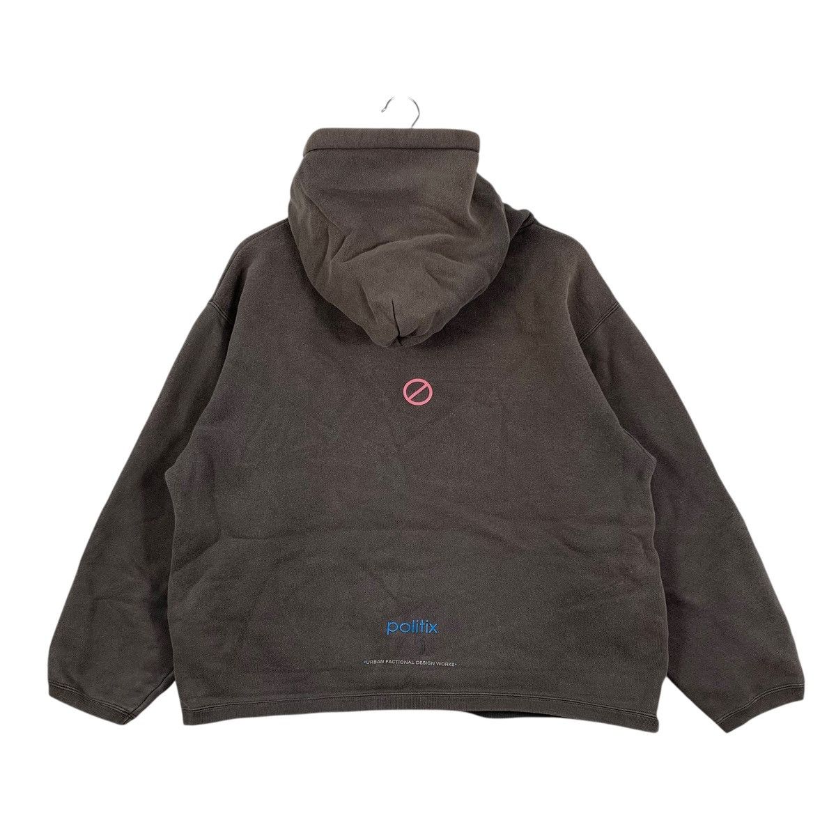 Japanese Brand Vintage POLITIX ERROR Japanese Brand Hoodie Sweatshirt Size US L / EU 52-54 / 3 - 2 Thumbnail