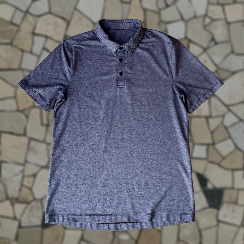 Lululemon Lululemon Evolution Polo Shirt Men’s Small Short Sleeve Performance Size US S / EU 44-46 / 1 - 1 Thumbnail