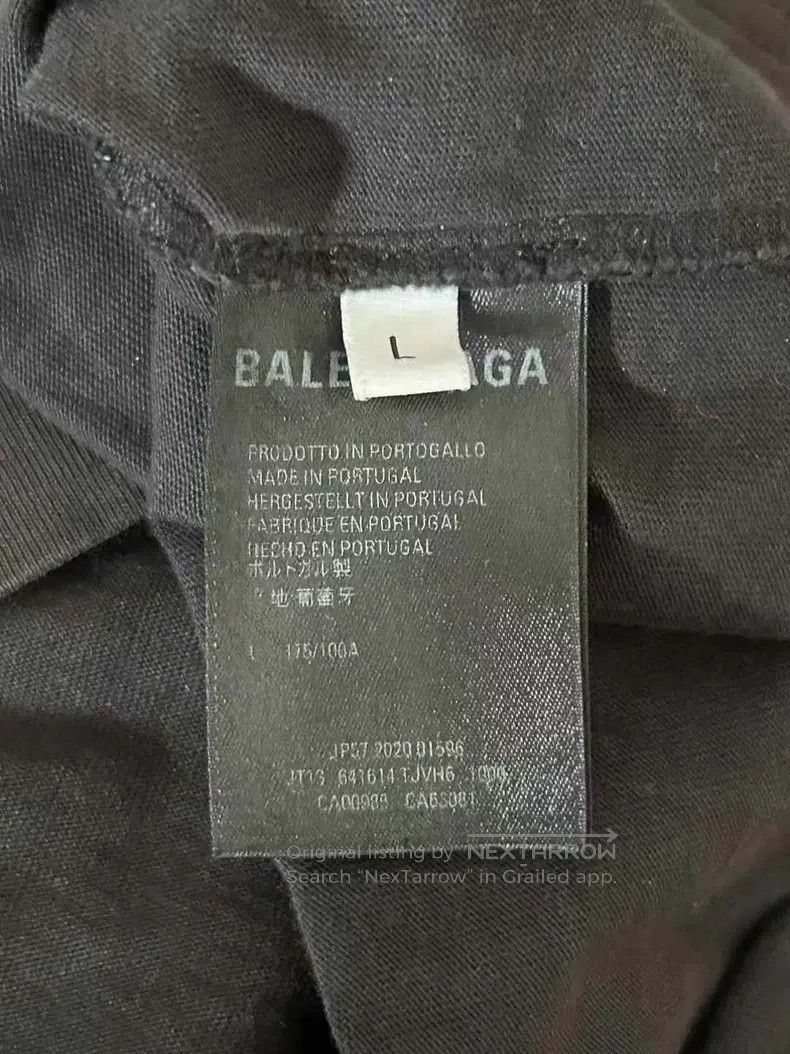 Balenciaga Balenciaga Castle vintage distressed short-sleeve L Size US L / EU 52-54 / 3 - 4 Thumbnail