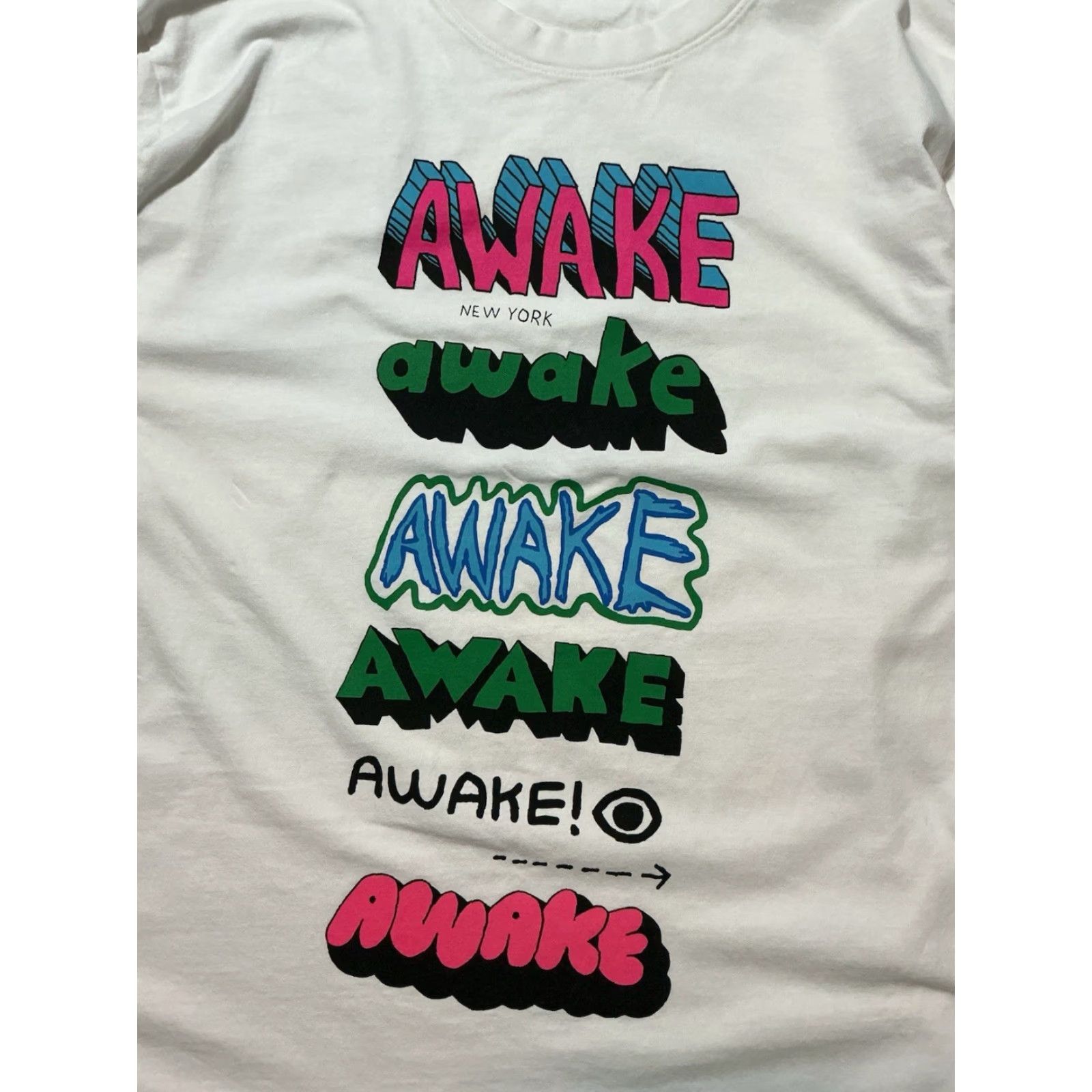 Awake NY VINTAGE Awake NY New York Graphic Logo White Long Sleeve Crewneck T-Shirt XXL Men Size US XXL / EU 58 / 5 - 3 Thumbnail