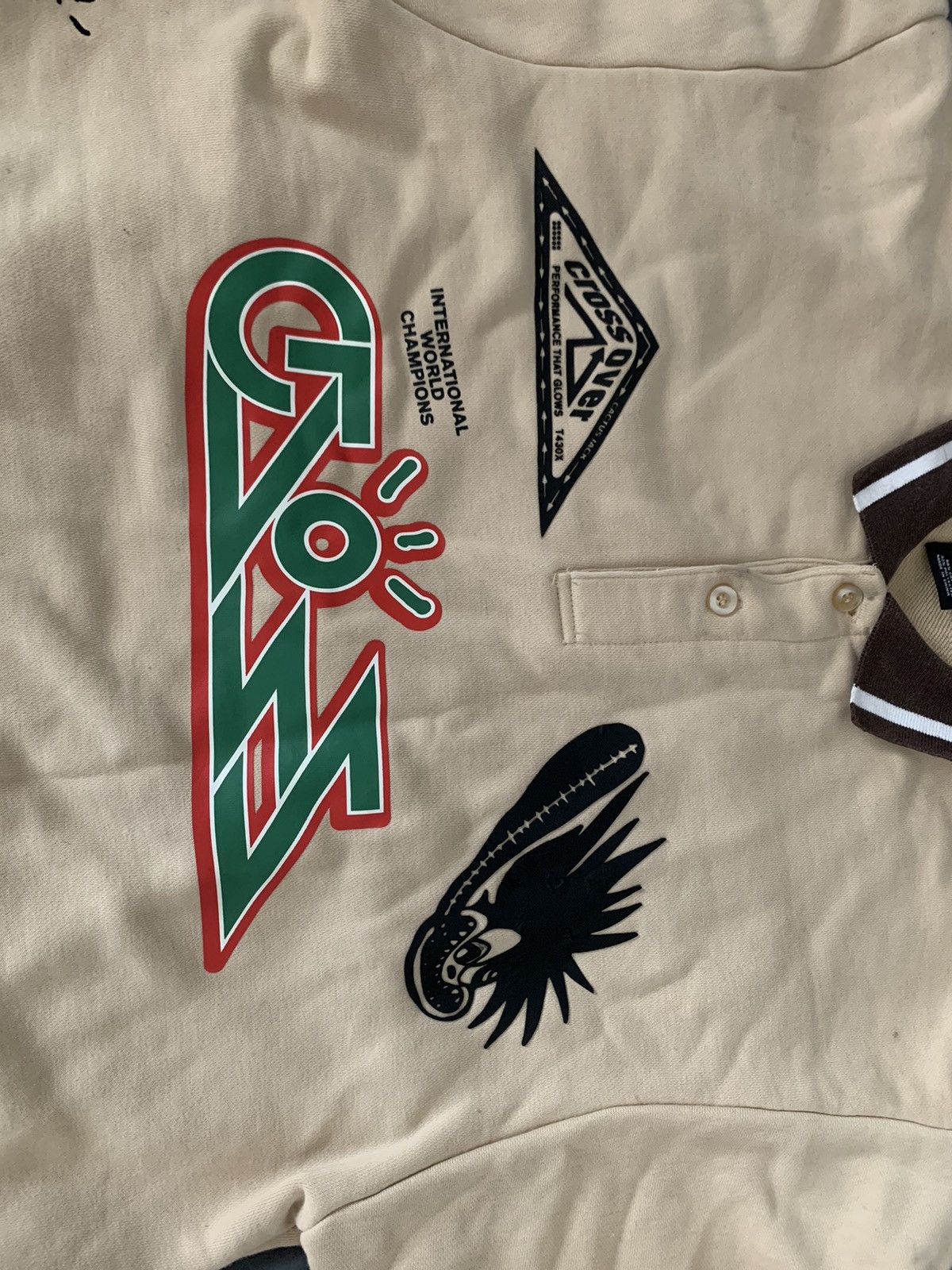 Travis Scott Cactus Jack by Travis Scott Cross Rugby Sweater Size US M / EU 48-50 / 2 - 4 Thumbnail