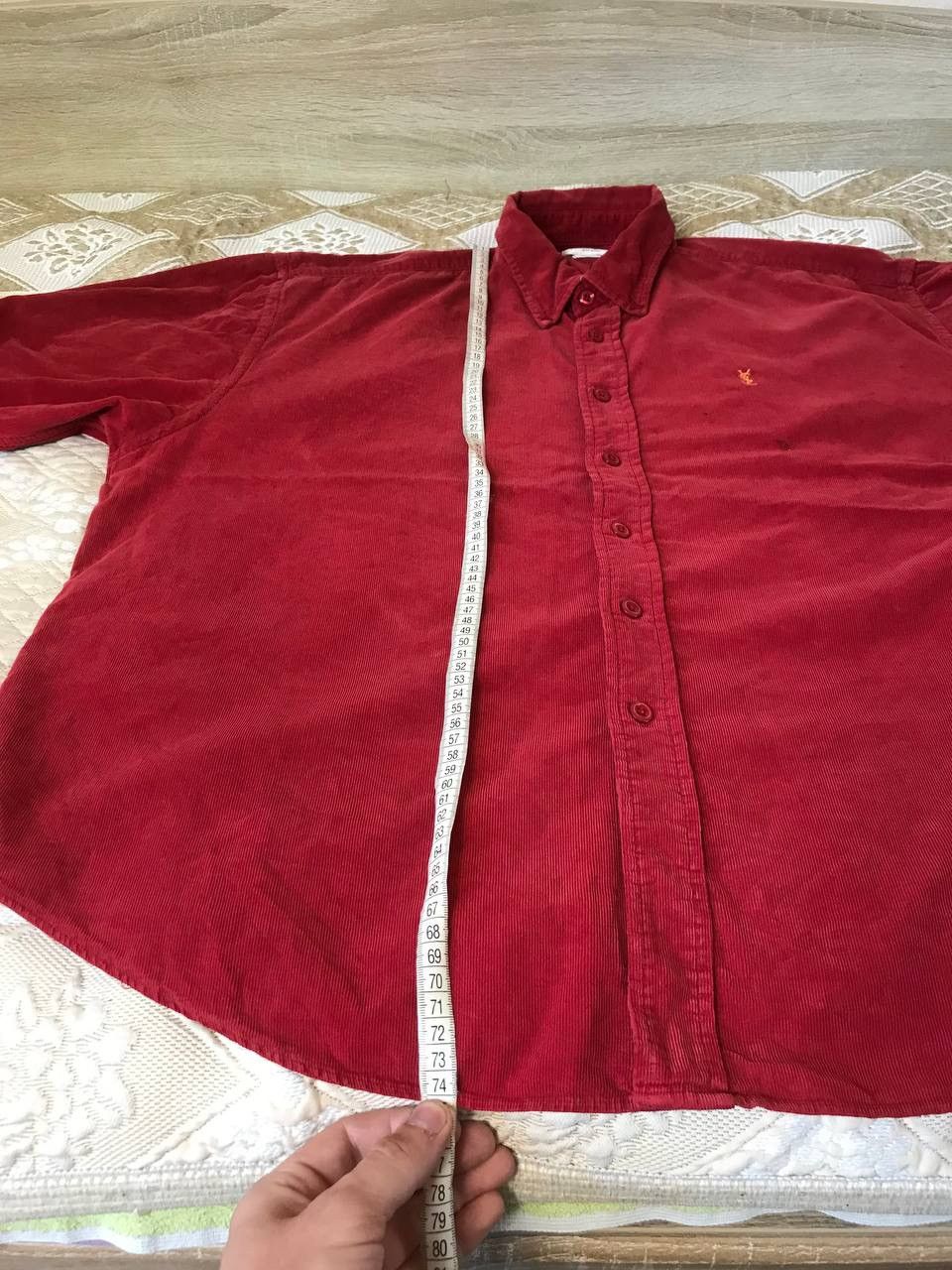 Yves Saint Laurent 🔥 Vintage YSL Yves Saint Laurent Corduroy Dirty Shirt Y2K Size US XL / EU 56 / 4 - 14 Thumbnail
