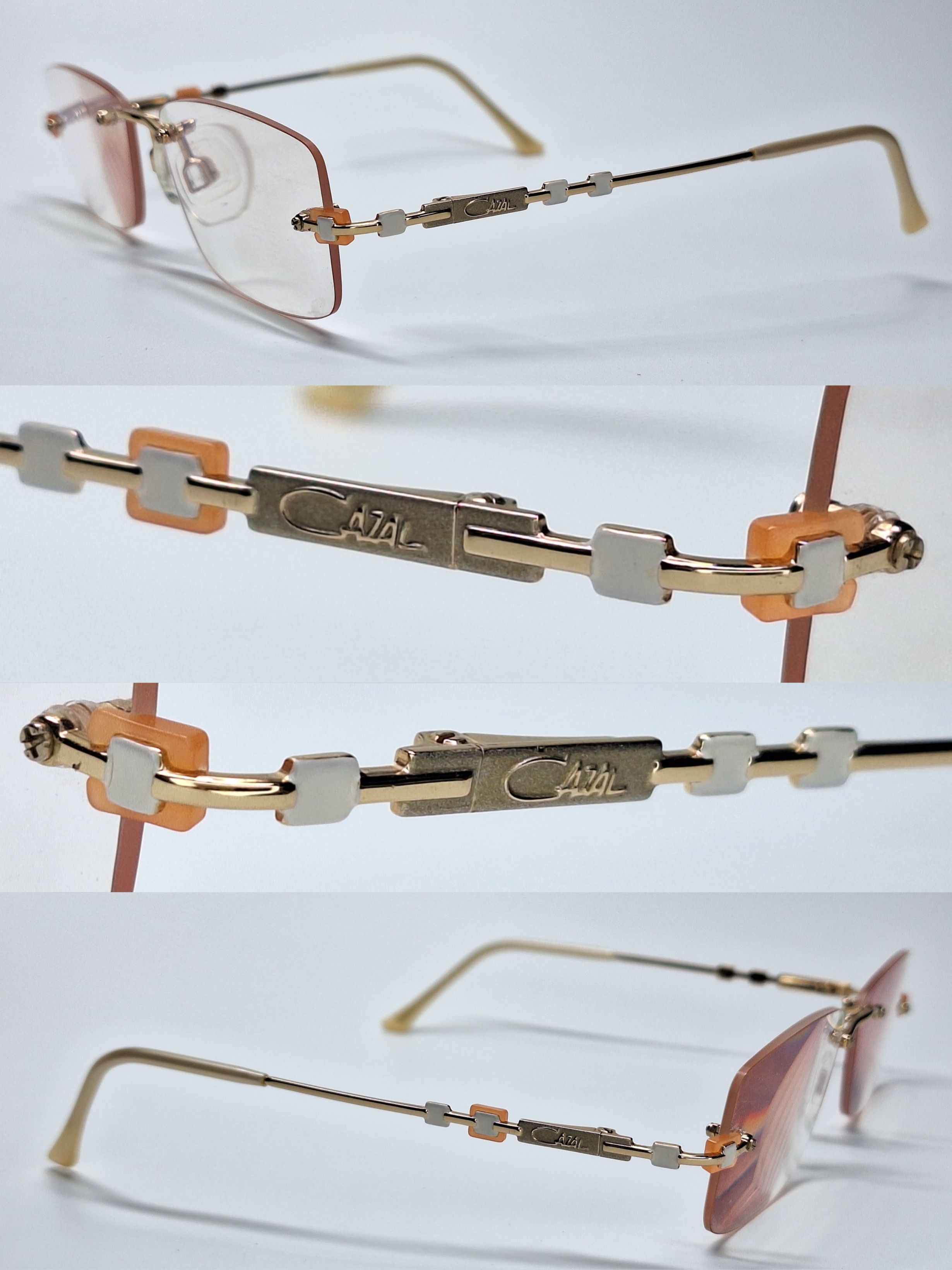 Cazal Vintage Cazal High-End Rimless Eyeglass Frame Luxury Rare Size ONE SIZE - 5 Thumbnail
